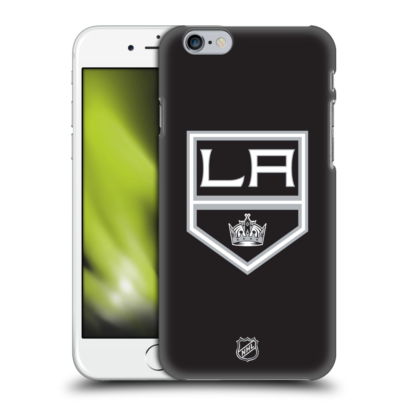 Pouzdro na mobil Apple Iphone 6/6S - HEAD CASE - Hokej NHL - Los Angeles Kings - znak