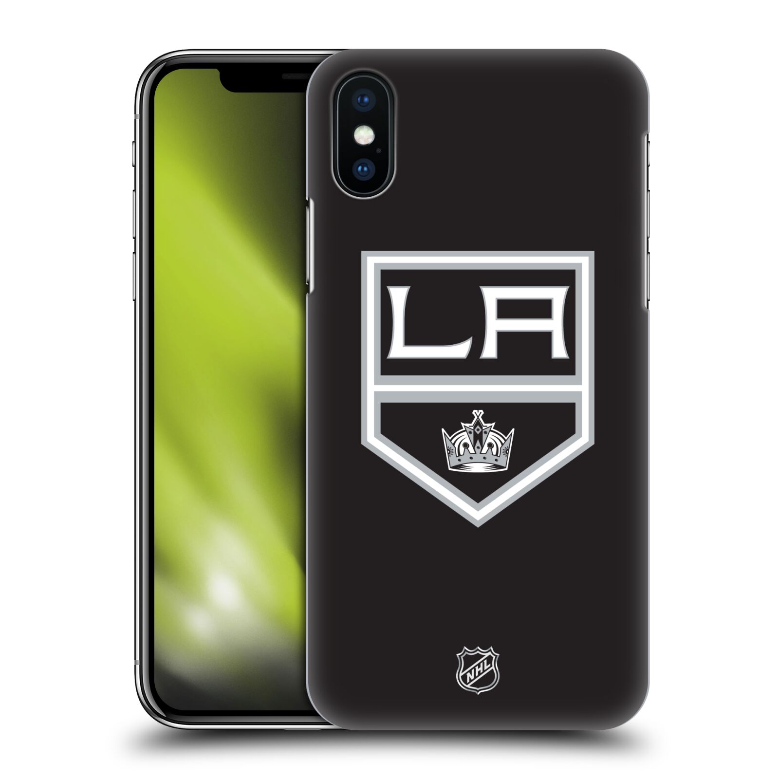 Pouzdro na mobil Apple Iphone X/XS - HEAD CASE - Hokej NHL - Los Angeles Kings - znak