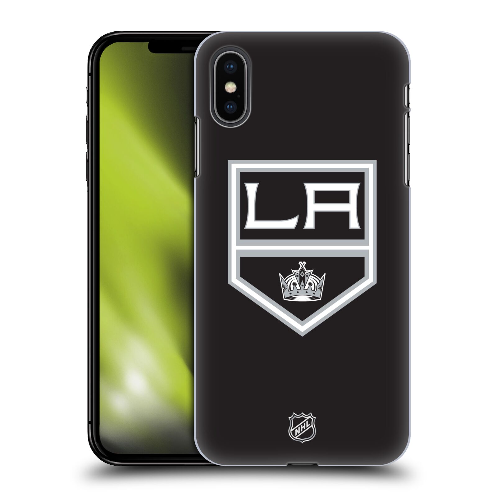 Pouzdro na mobil Apple Iphone XS MAX - HEAD CASE - Hokej NHL - Los Angeles Kings - znak