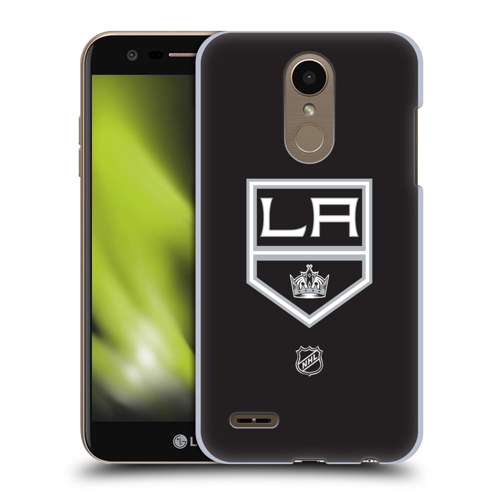 Pouzdro na mobil LG K10 2018 - HEAD CASE - Hokej NHL - Los Angeles Kings - znak