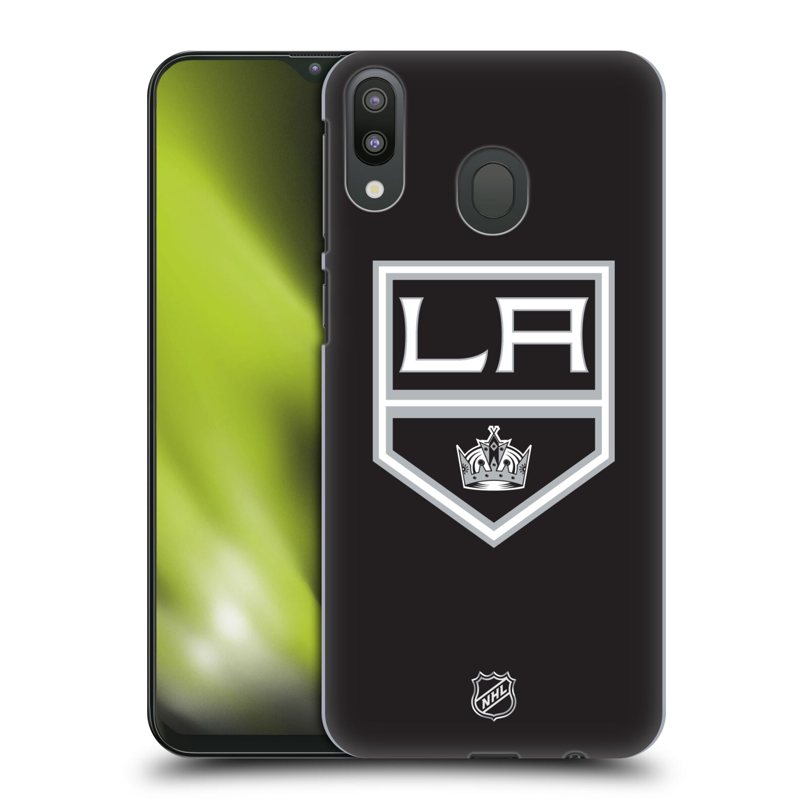 Pouzdro na mobil Samsung Galaxy M20 - HEAD CASE - Hokej NHL - Los Angeles Kings - znak