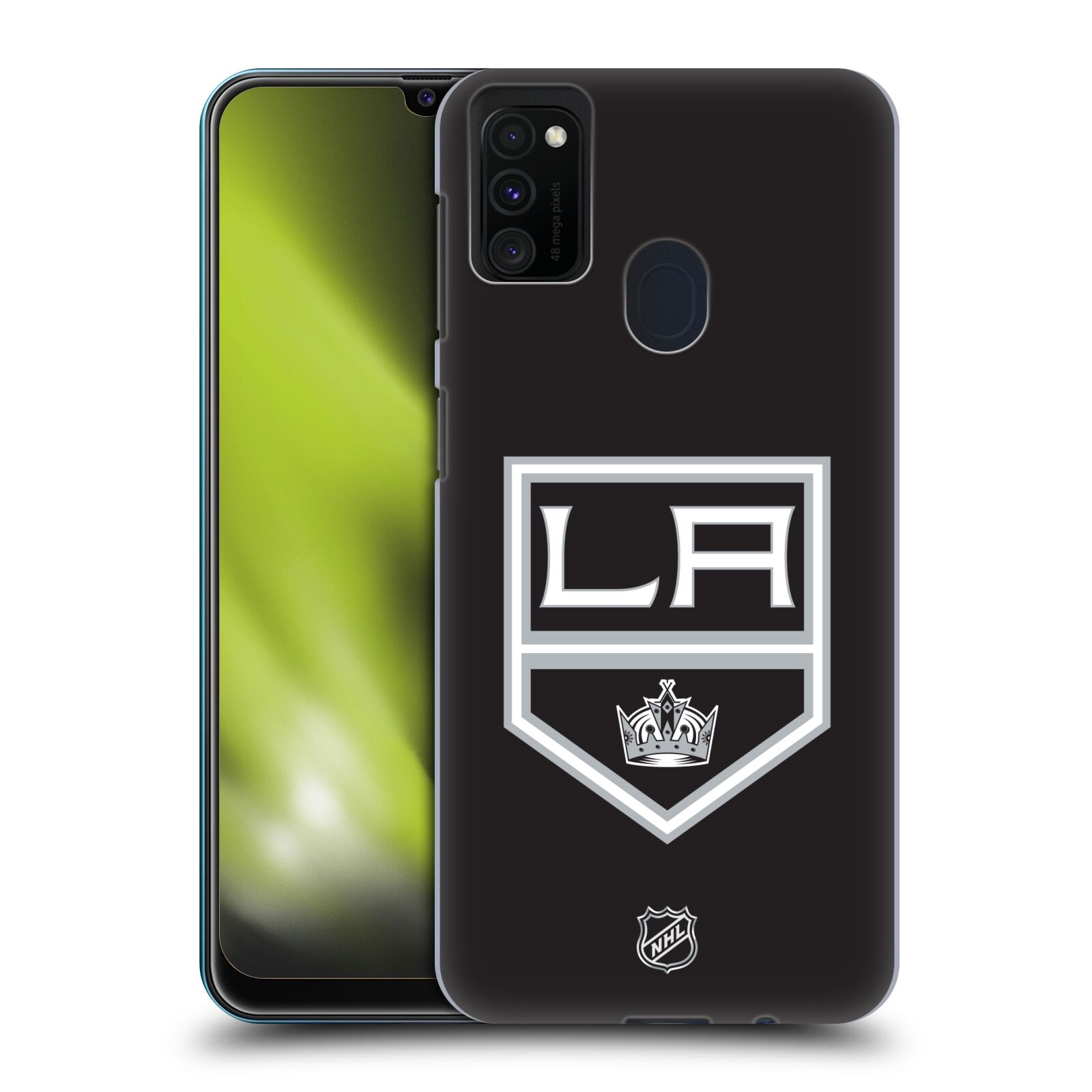 Pouzdro na mobil Samsung Galaxy M21 - HEAD CASE - Hokej NHL - Los Angeles Kings - znak