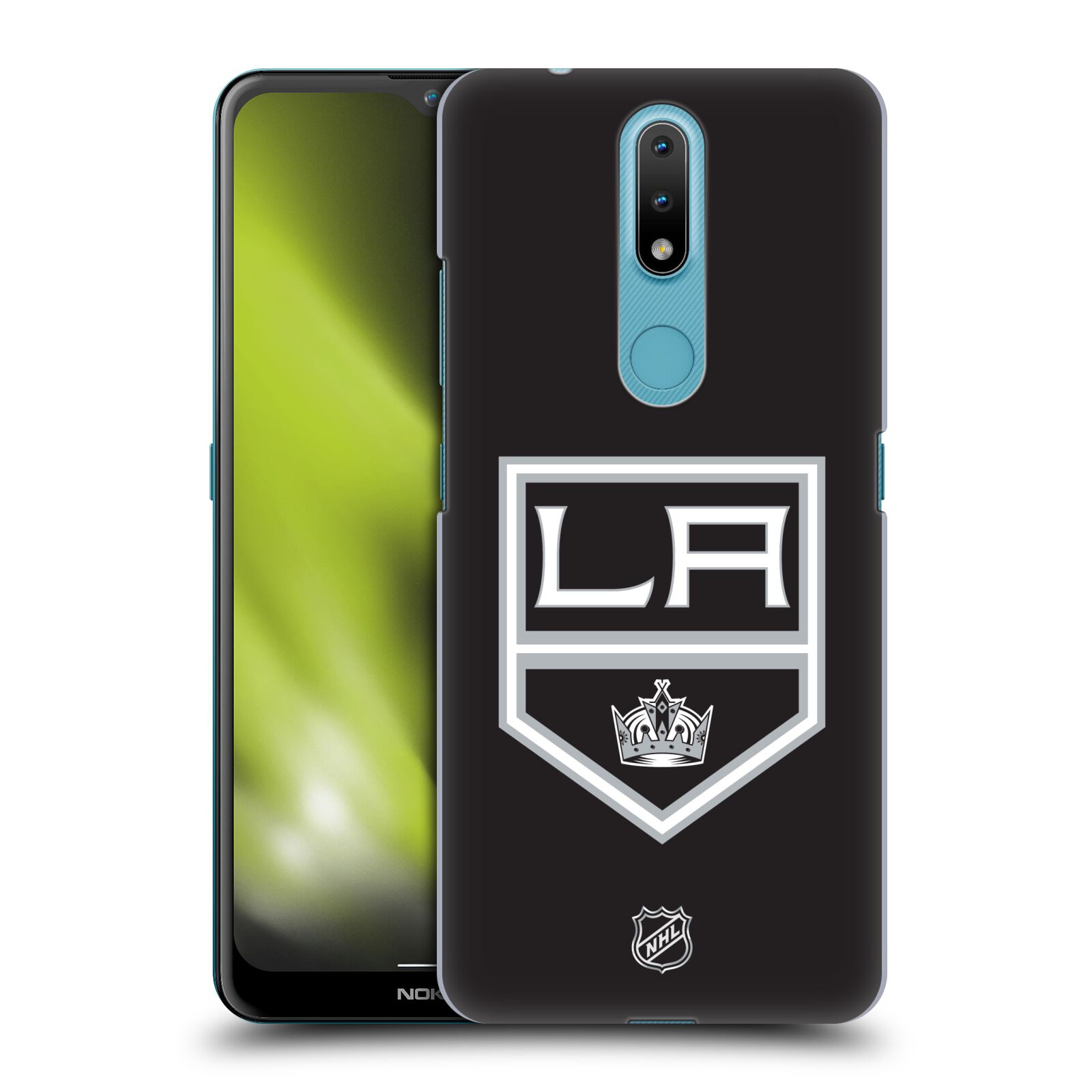 Pouzdro na mobil Nokia 2.4 - HEAD CASE - Hokej NHL - Los Angeles Kings - znak