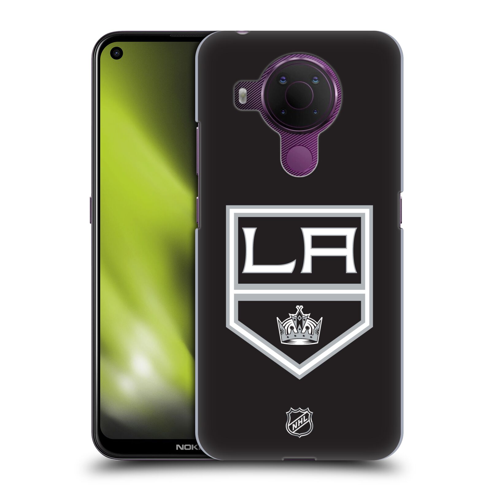 Pouzdro na mobil Nokia 5.4 - HEAD CASE - Hokej NHL - Los Angeles Kings - znak