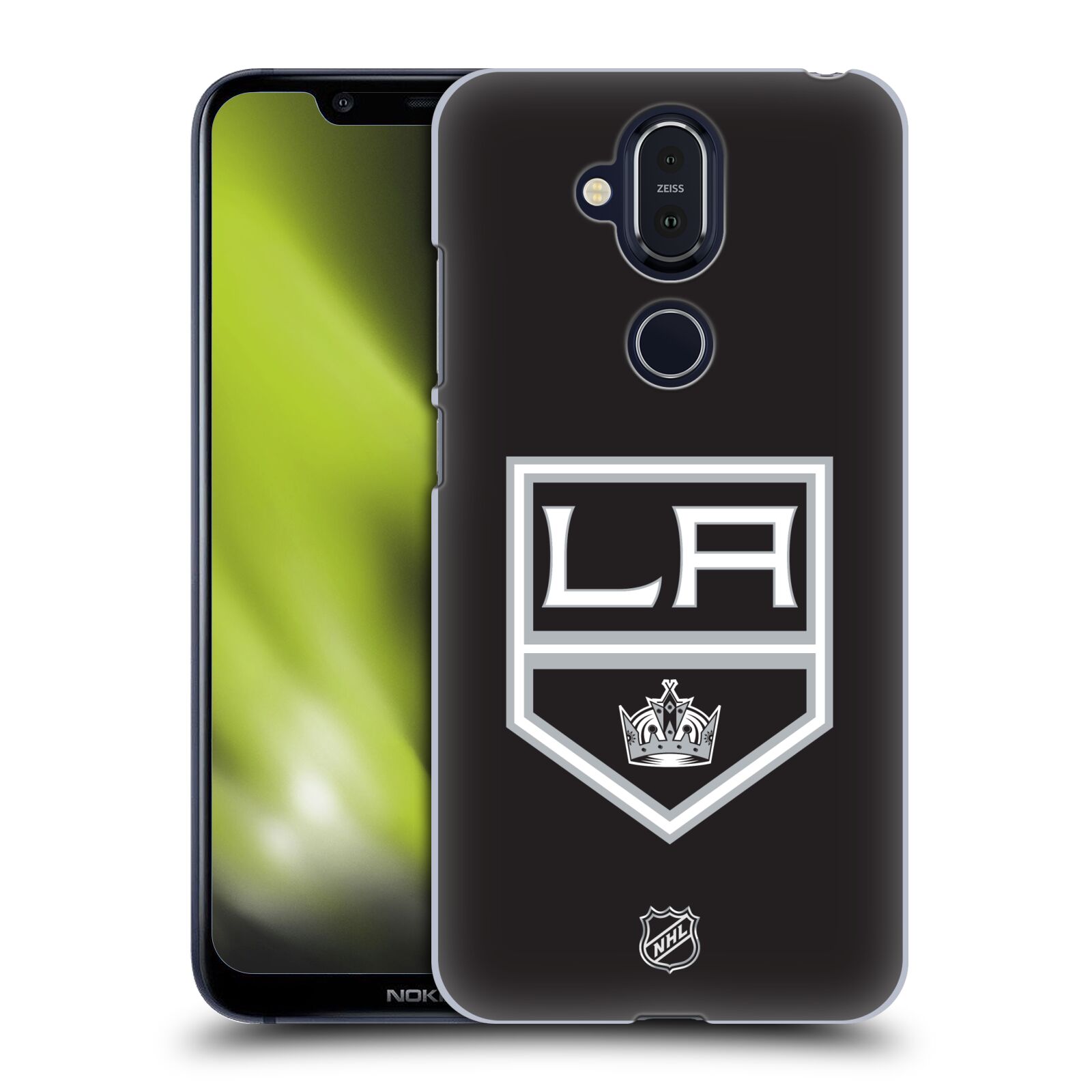 Pouzdro na mobil NOKIA 8.1 - HEAD CASE - Hokej NHL - Los Angeles Kings - znak