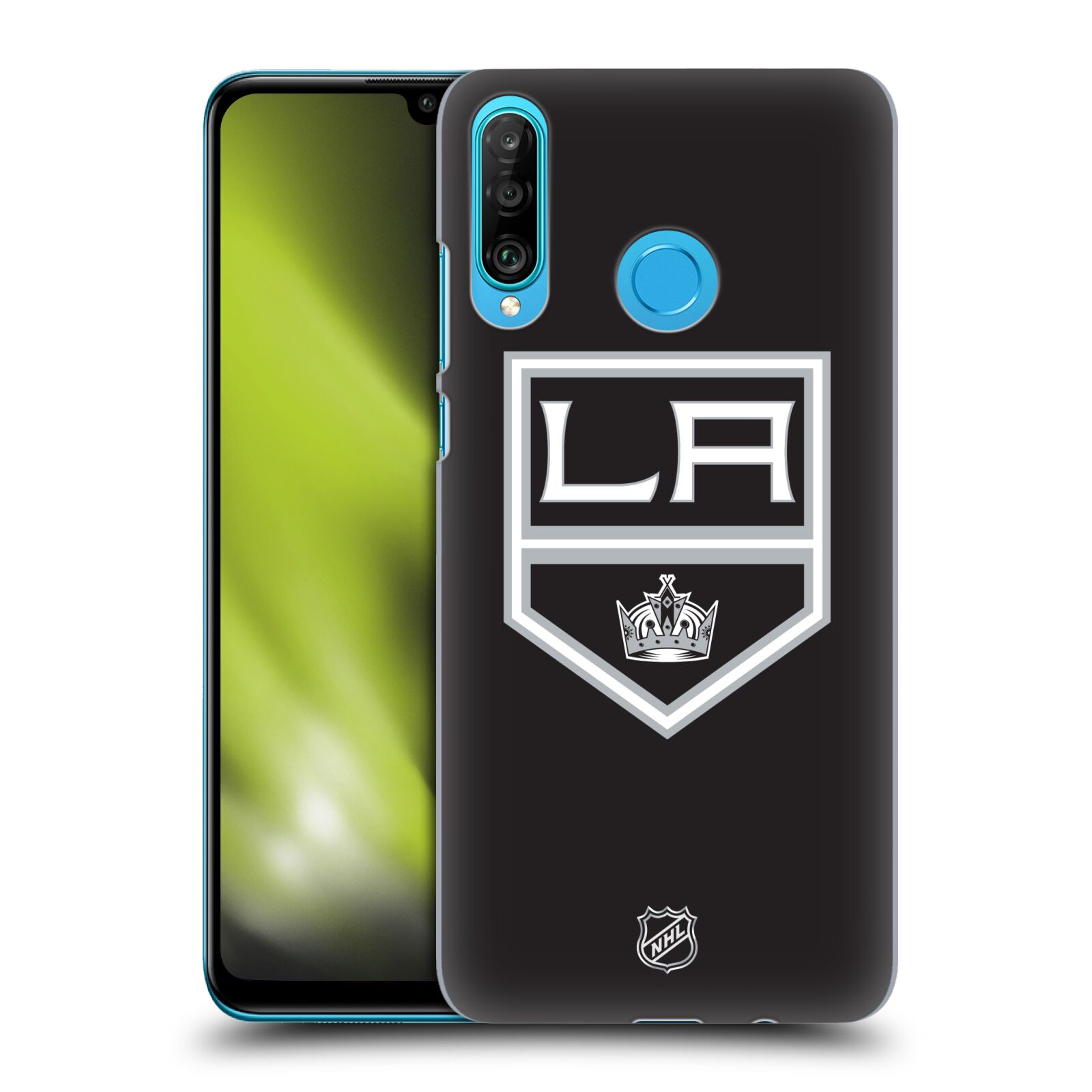 Pouzdro na mobil Huawei P30 LITE - HEAD CASE - Hokej NHL - Los Angeles Kings - znak