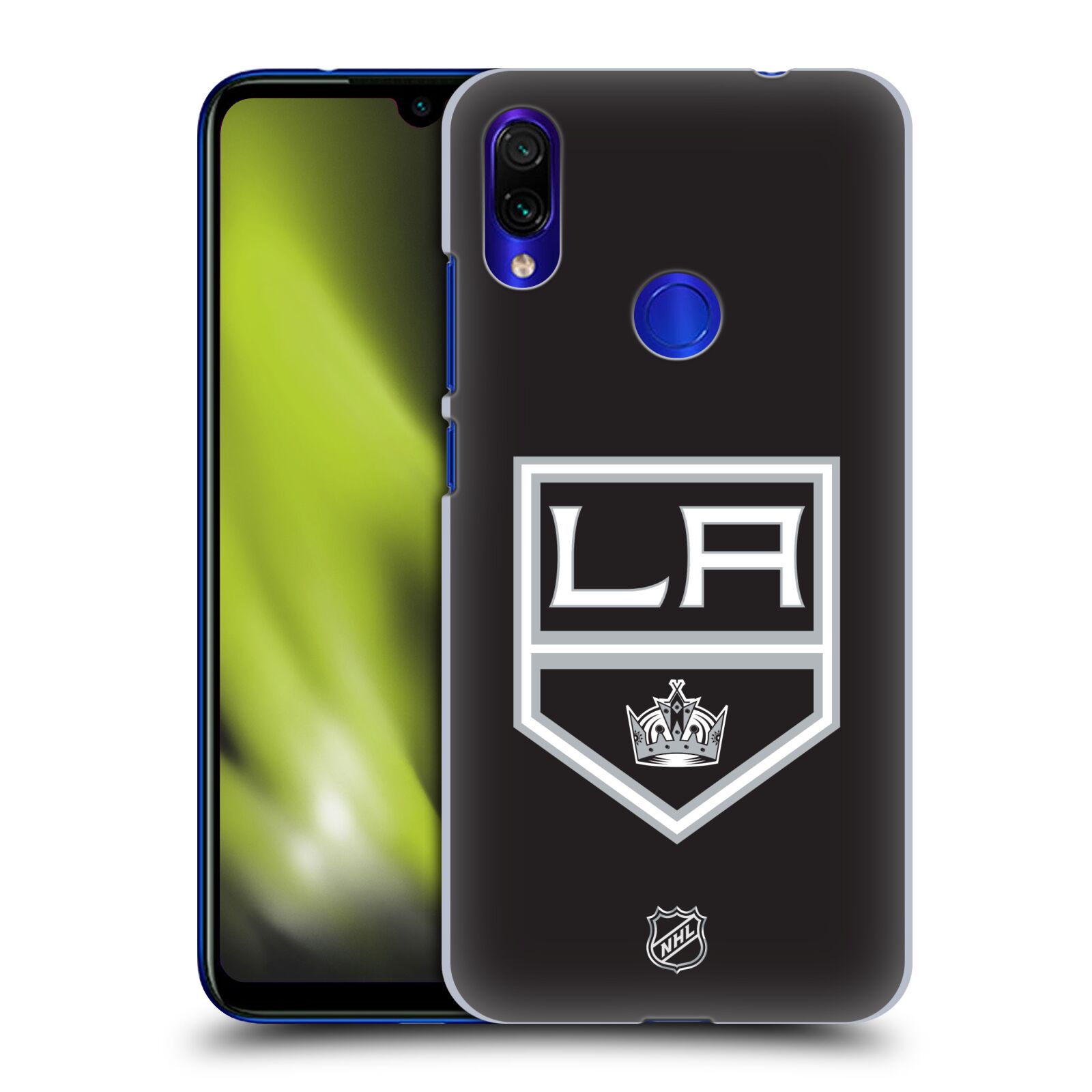 Pouzdro na mobil Xiaomi Redmi Note 7 - HEAD CASE - Hokej NHL - Los Angeles Kings - znak