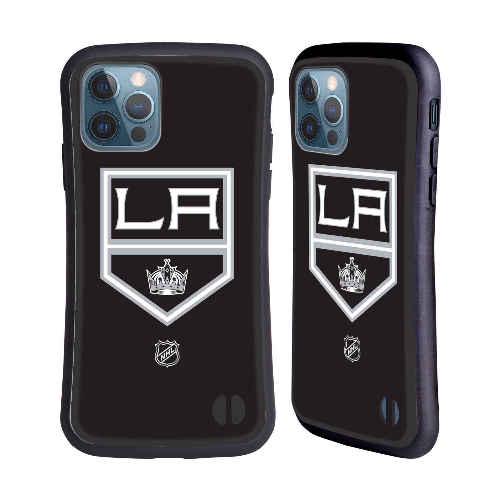 Obal na mobil Apple iPhone 12 / 12 PRO - HEAD CASE - NHL - Los Angeles Kings - znak na dresu