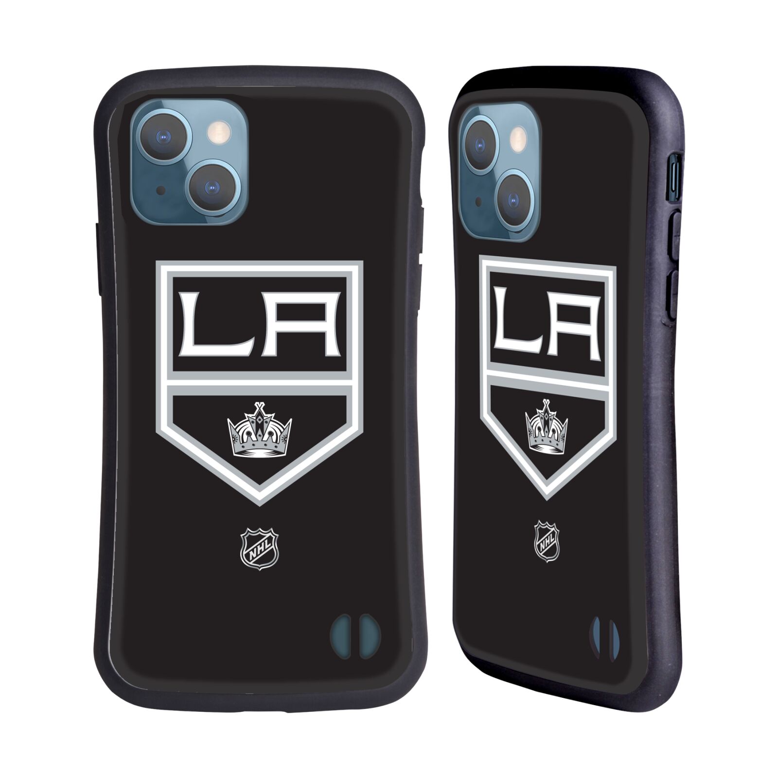 Obal na mobil Apple iPhone 13 - HEAD CASE - NHL - Los Angeles Kings - znak na dresu