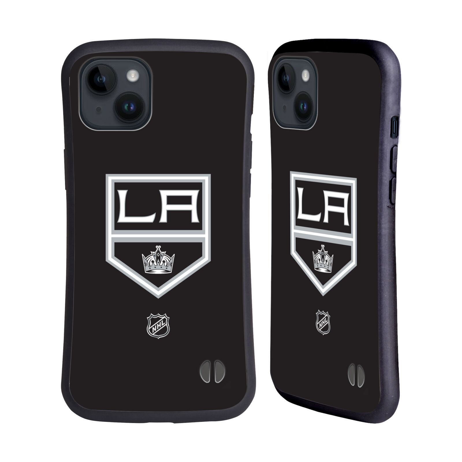 Obal na mobil Apple iPhone 15 PLUS - HEAD CASE - NHL - Los Angeles Kings - znak na dresu