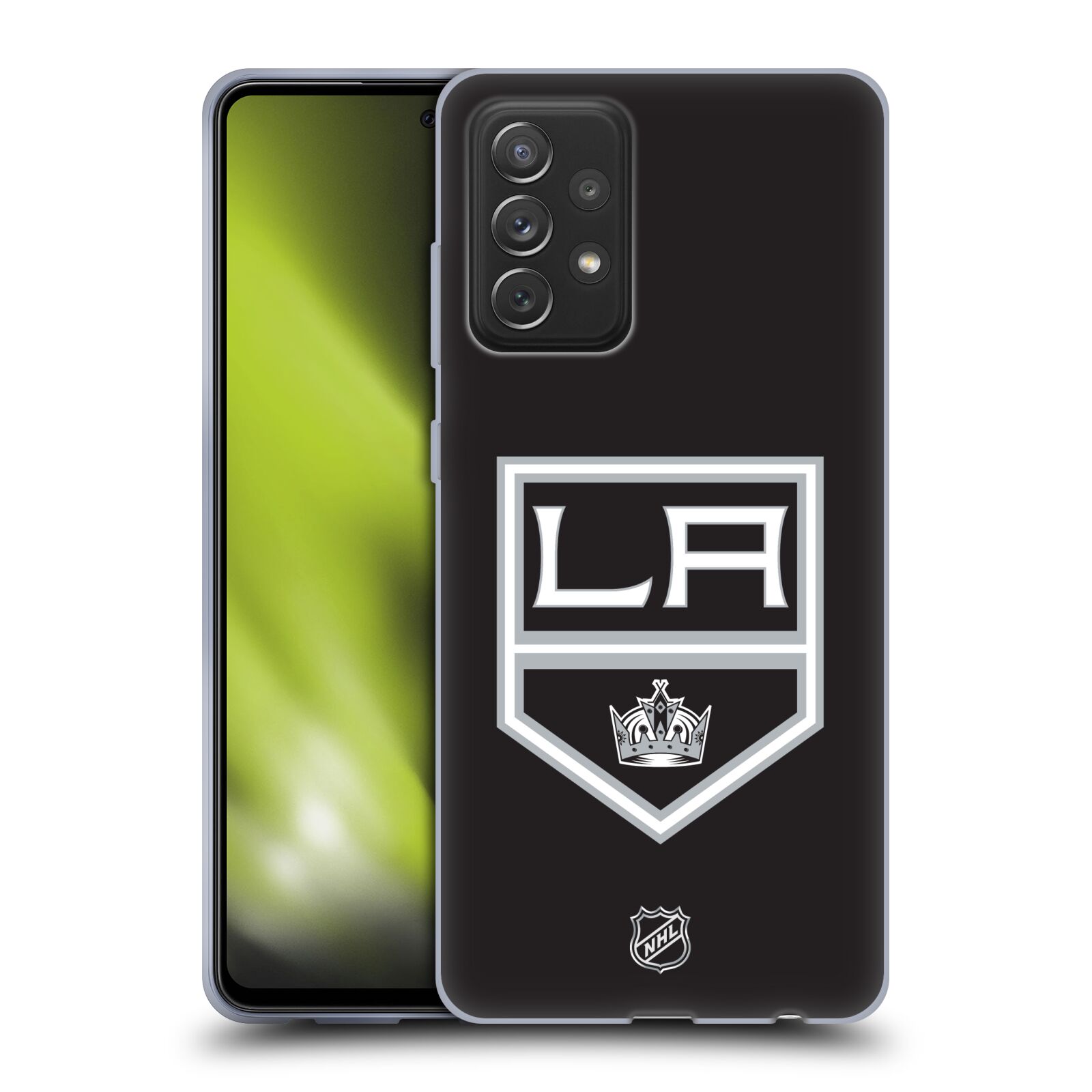 Pouzdro na mobil Samsung Galaxy A72 / A72 5G - HEAD CASE - Hokej NHL - Los Angeles Kings - znak