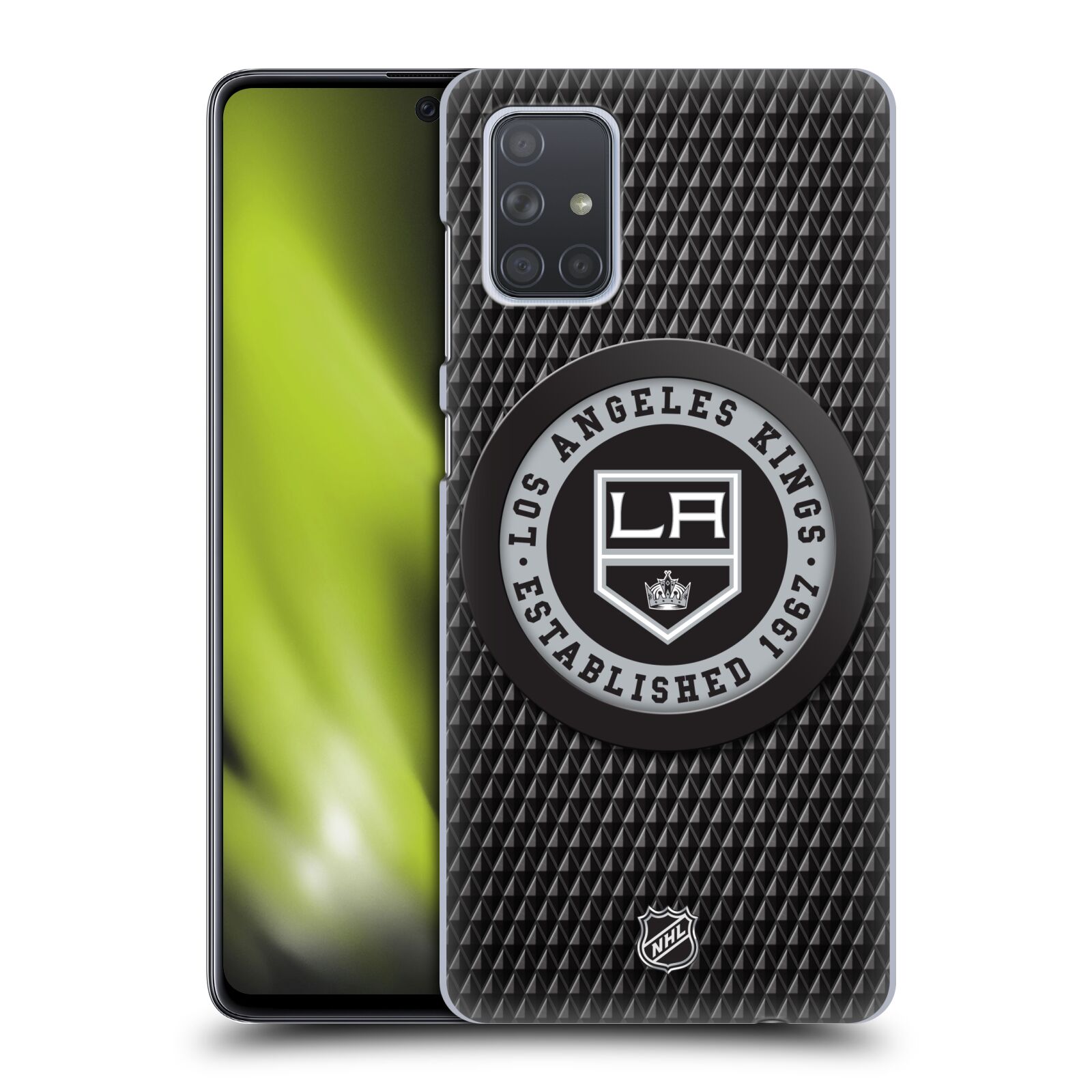 Zadní obal pro mobil Samsung Galaxy A71 - HEAD CASE - NHL - Los Angeles Kings - Puk