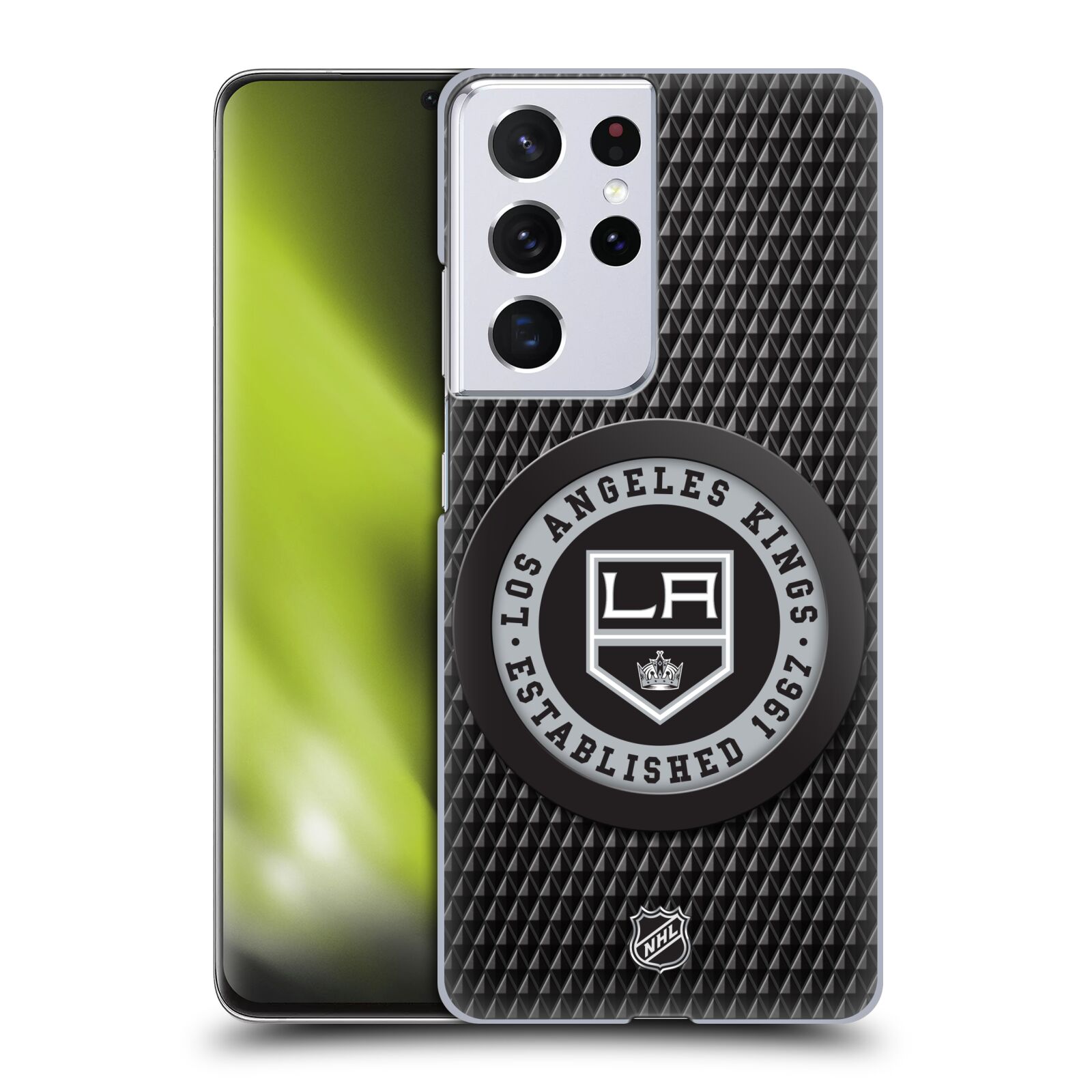 Zadní obal pro mobil Samsung Galaxy S21 ULTRA 5G - HEAD CASE - NHL - Los Angeles Kings - Puk