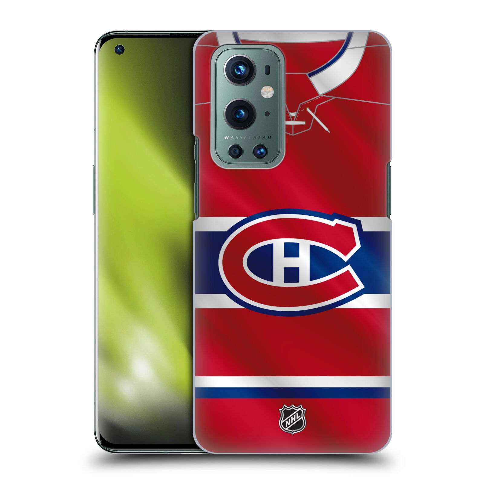 Pouzdro na mobil OnePlus 9 - HEAD CASE - Hokej NHL - Montreal Canadiens - Dres