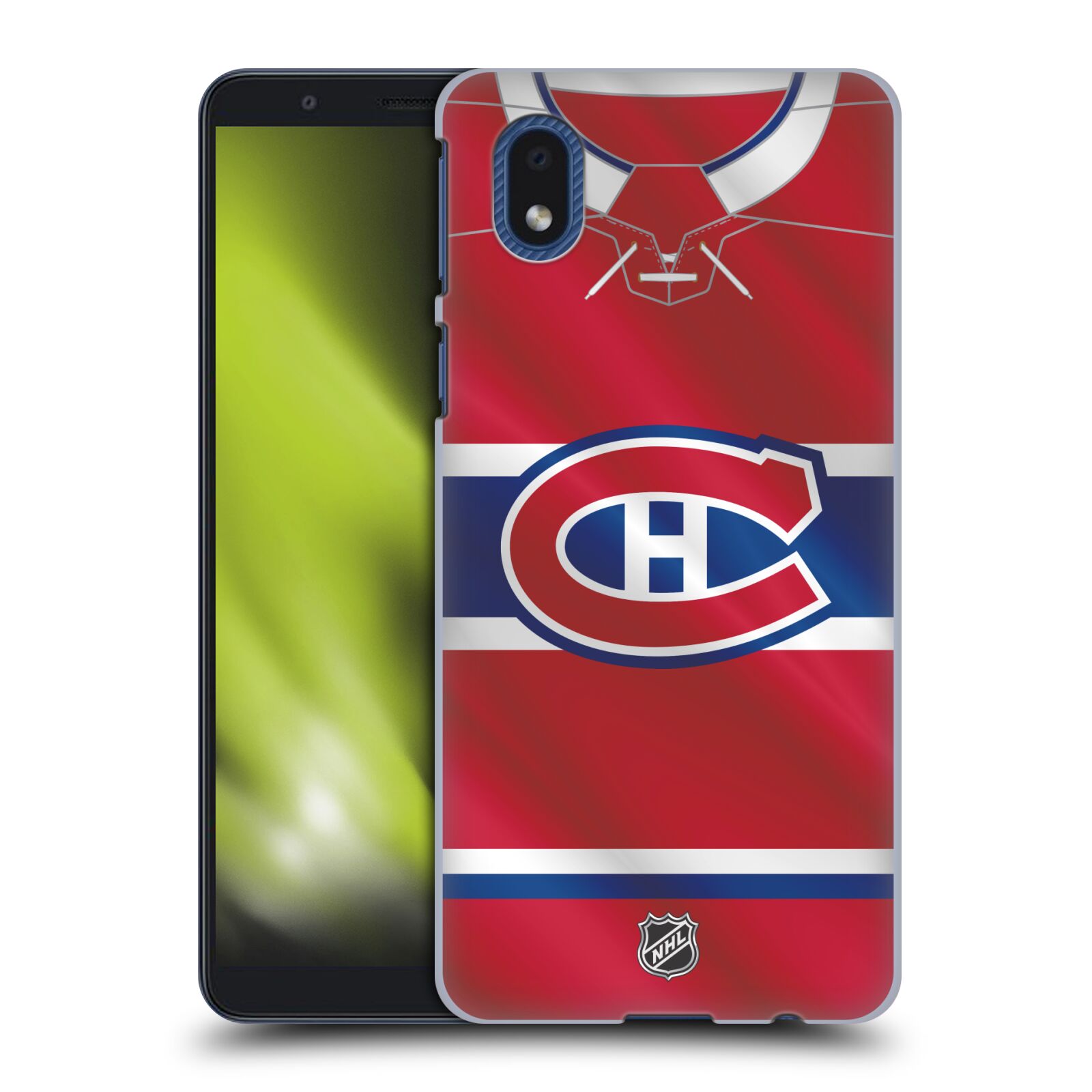 Pouzdro na mobil Samsung Galaxy A01 CORE - HEAD CASE - Hokej NHL - Montreal Canadiens - Dres