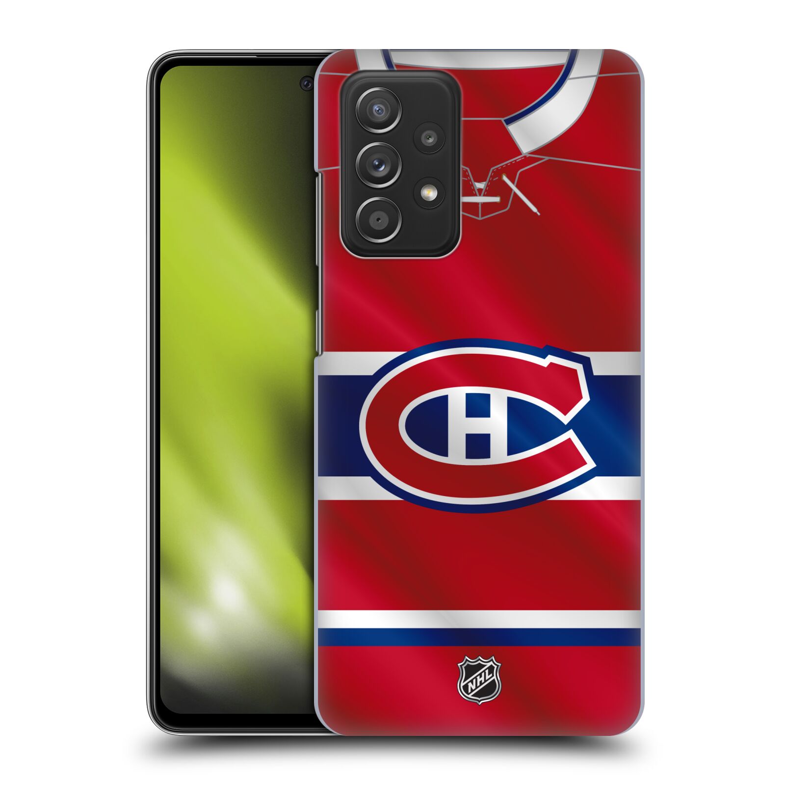 Pouzdro na mobil Samsung Galaxy A52 / A52 5G / A52s 5G - HEAD CASE - Hokej NHL - Montreal Canadiens - Dres