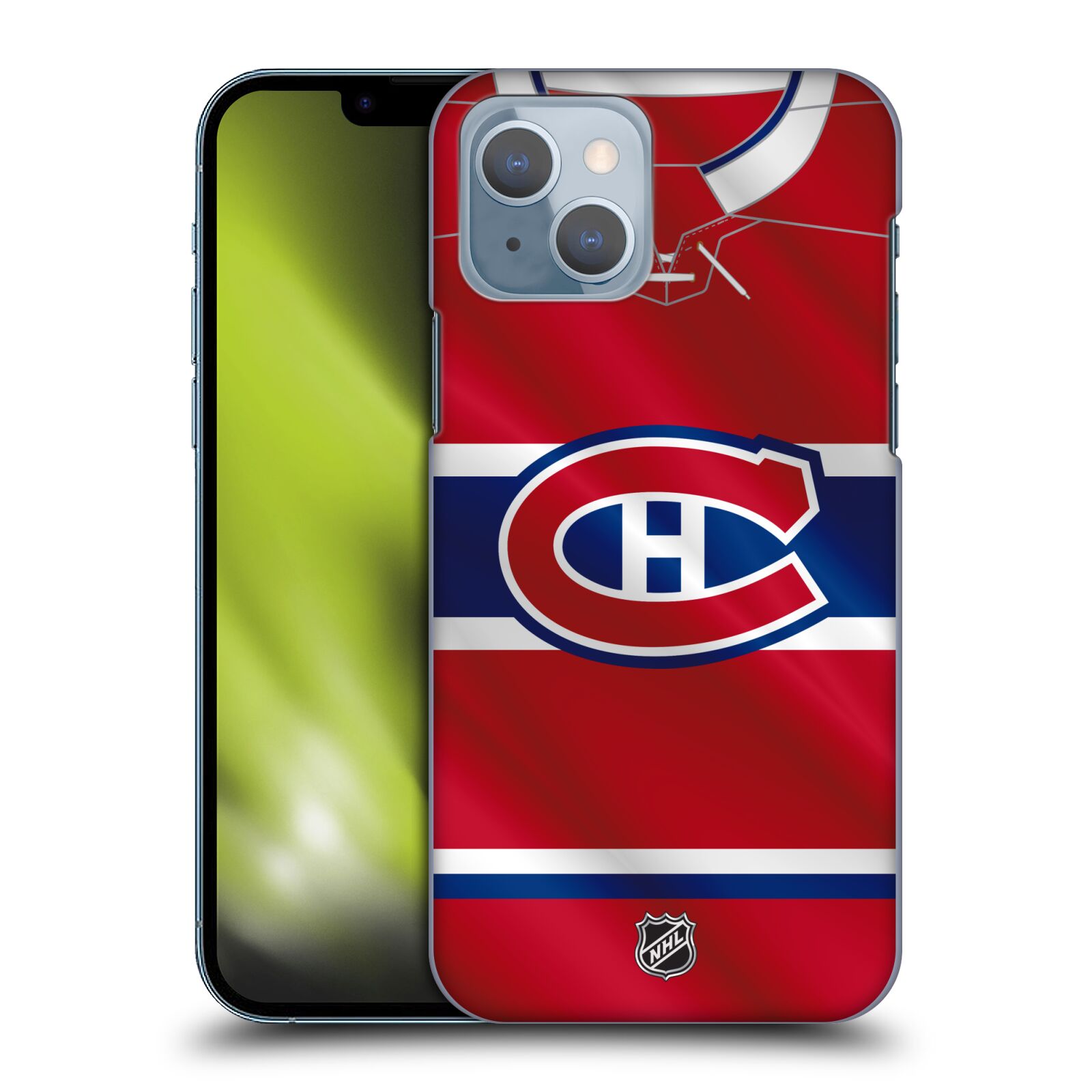 Pouzdro na mobil Apple Iphone 14 - HEAD CASE - Hokej NHL - Montreal Canadiens - Dres