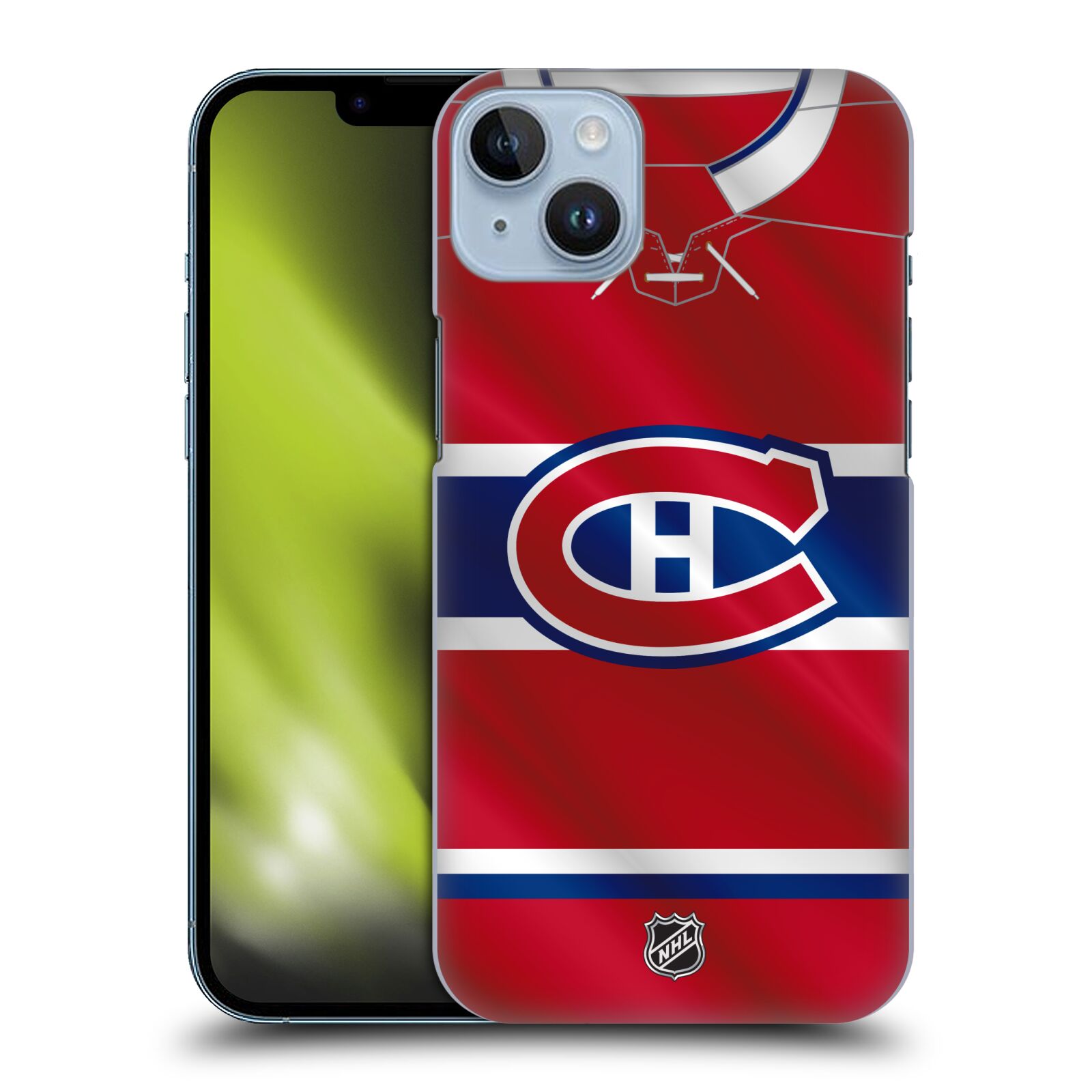 Pouzdro na mobil Apple Iphone 14 PLUS - HEAD CASE - Hokej NHL - Montreal Canadiens - Dres