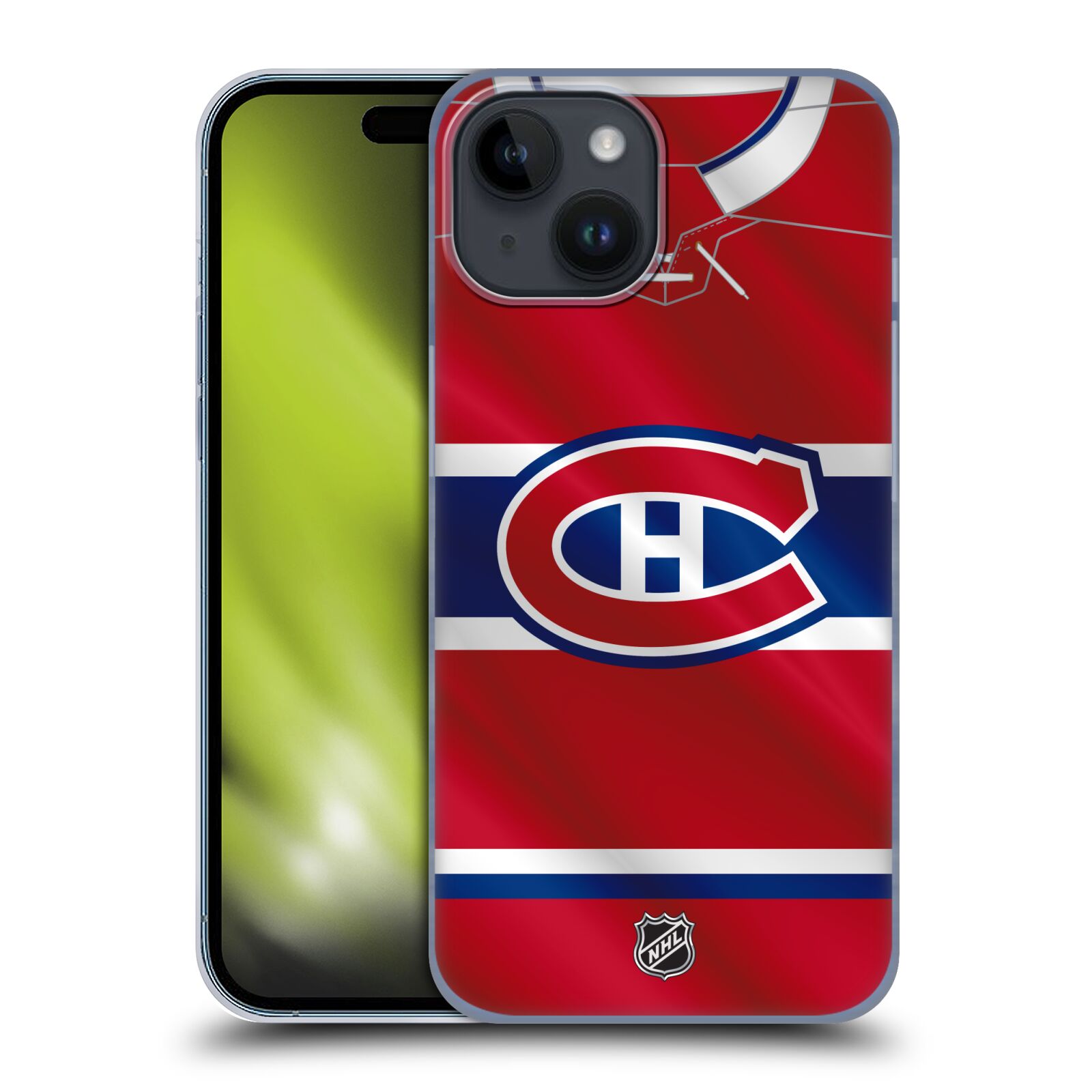 Plastový obal HEAD CASE na mobil Apple Iphone 15  Hokej NHL - Montreal Canadiens - Dres