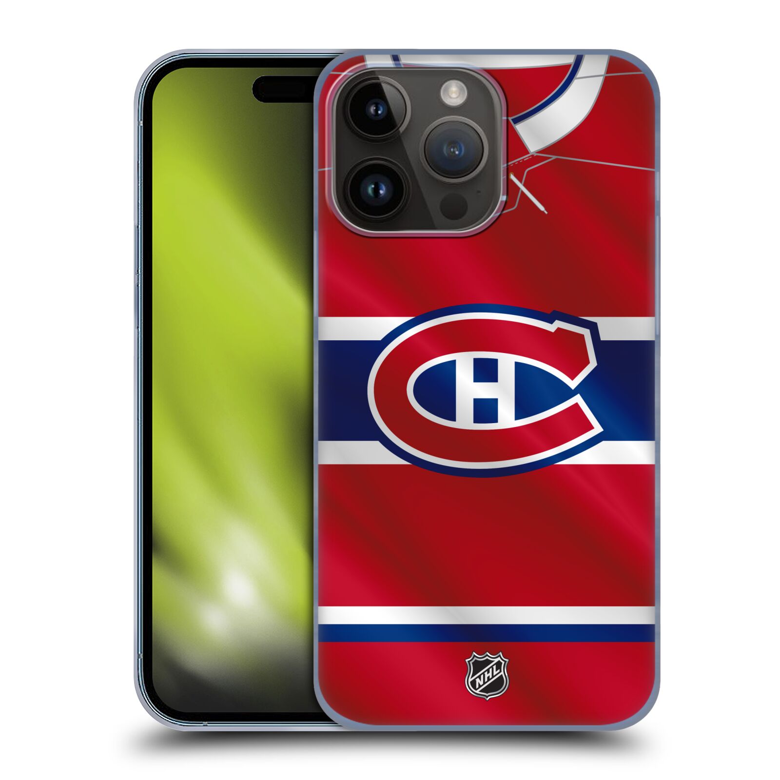 Plastový obal HEAD CASE na mobil Apple Iphone 15 PRO MAX  Hokej NHL - Montreal Canadiens - Dres