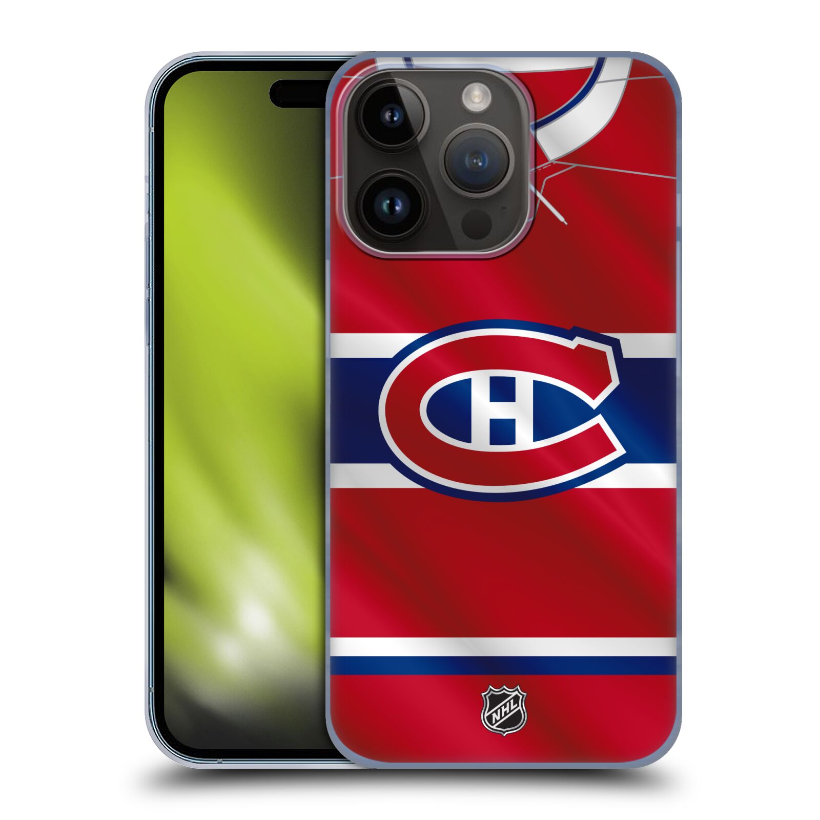 Plastový obal HEAD CASE na mobil Apple Iphone 15 Pro  Hokej NHL - Montreal Canadiens - Dres