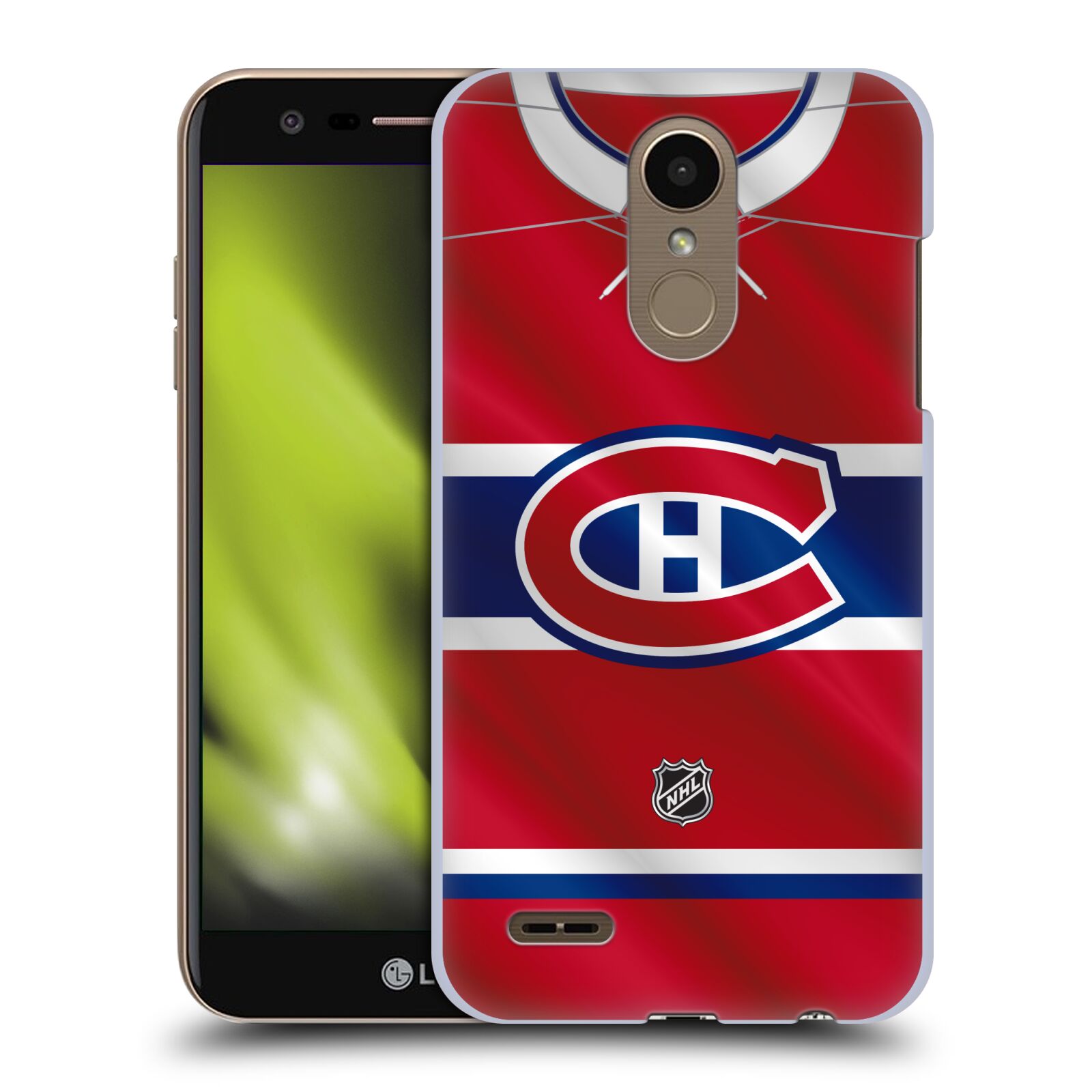 Pouzdro na mobil LG K10 2018 - HEAD CASE - Hokej NHL - Montreal Canadiens - Dres