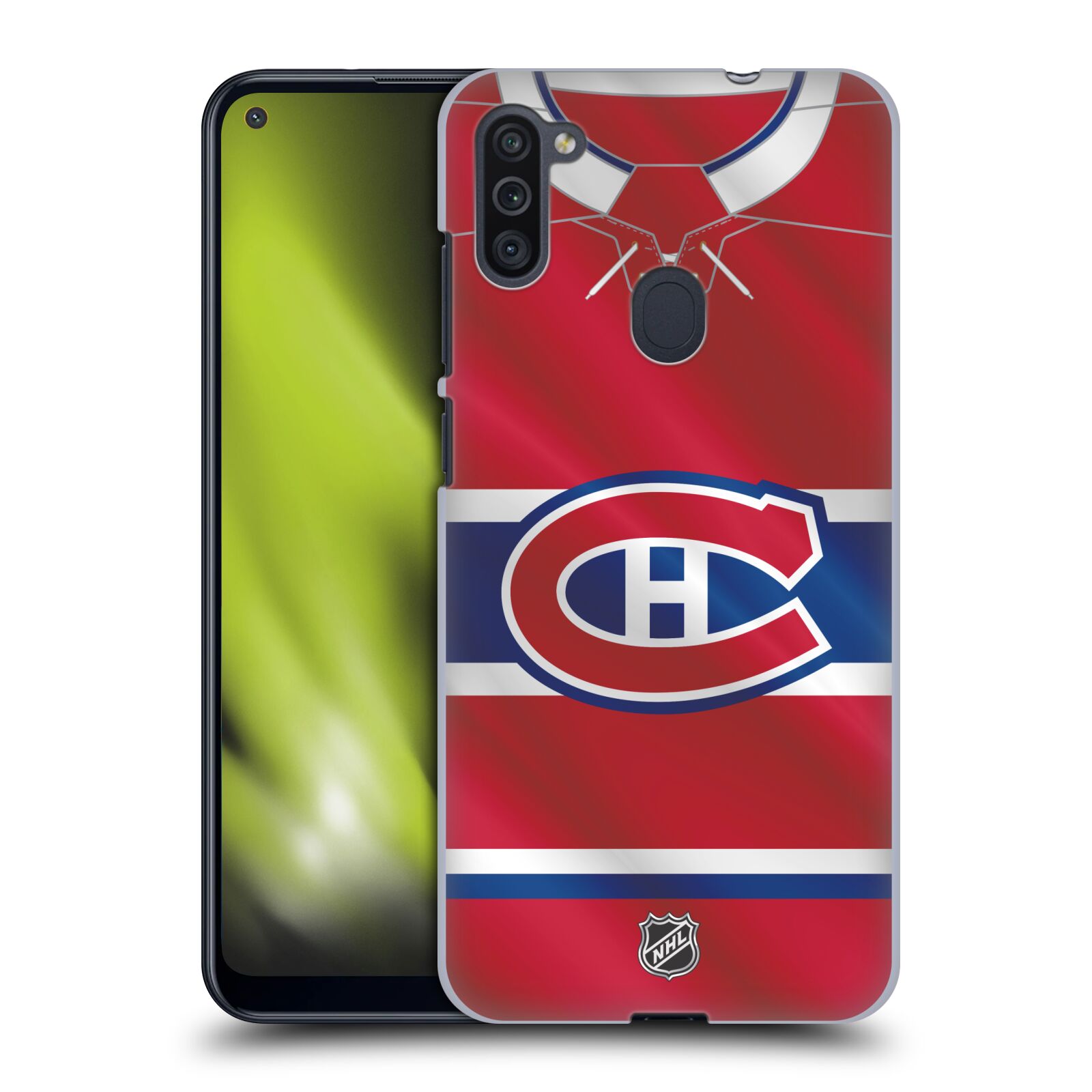 Pouzdro na mobil Samsung Galaxy M11 - HEAD CASE - Hokej NHL - Montreal Canadiens - Dres