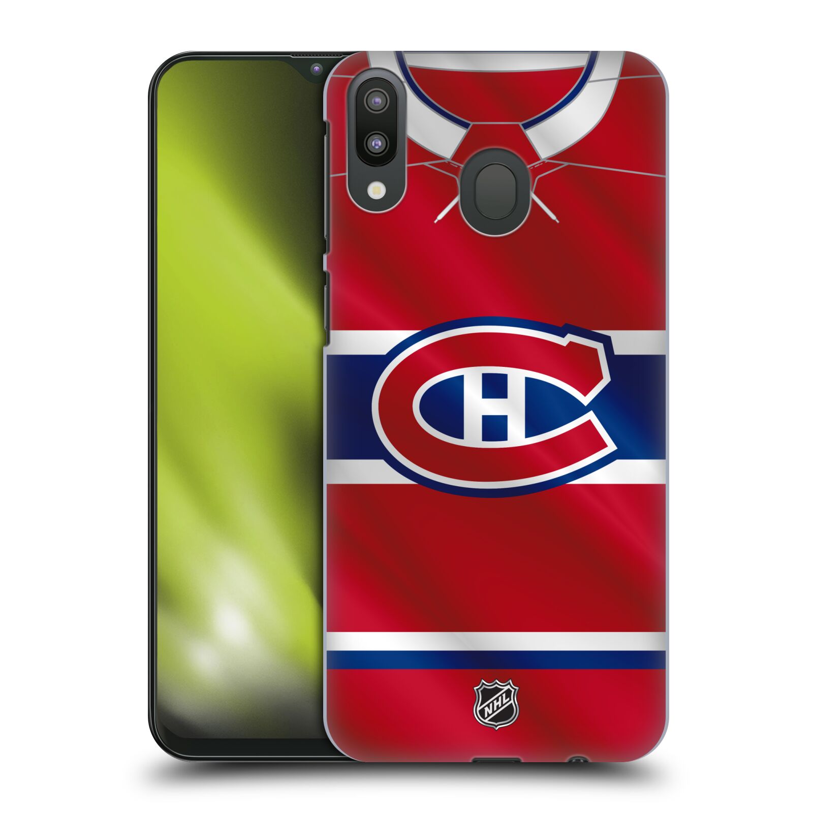 Pouzdro na mobil Samsung Galaxy M20 - HEAD CASE - Hokej NHL - Montreal Canadiens - Dres