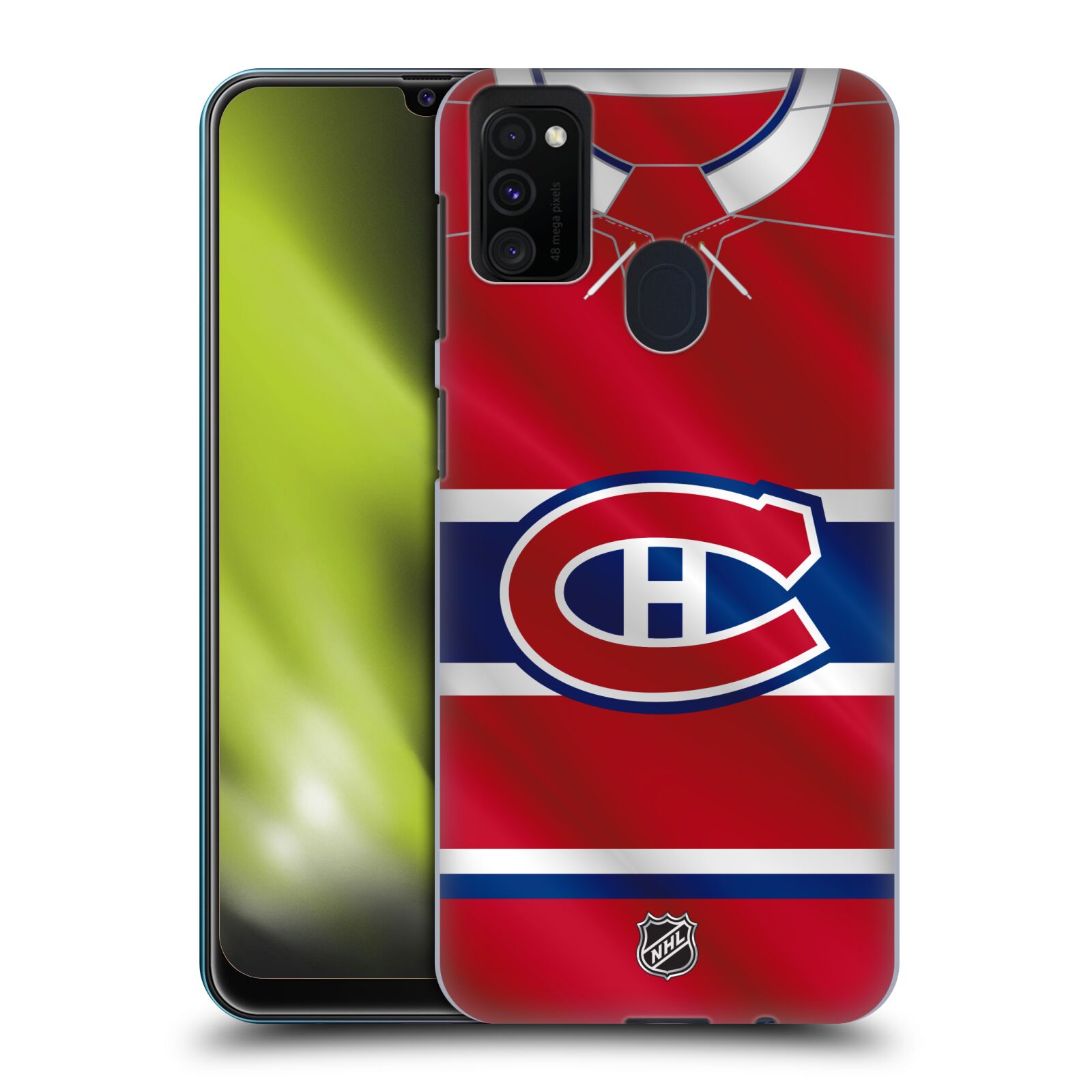 Pouzdro na mobil Samsung Galaxy M21 - HEAD CASE - Hokej NHL - Montreal Canadiens - Dres