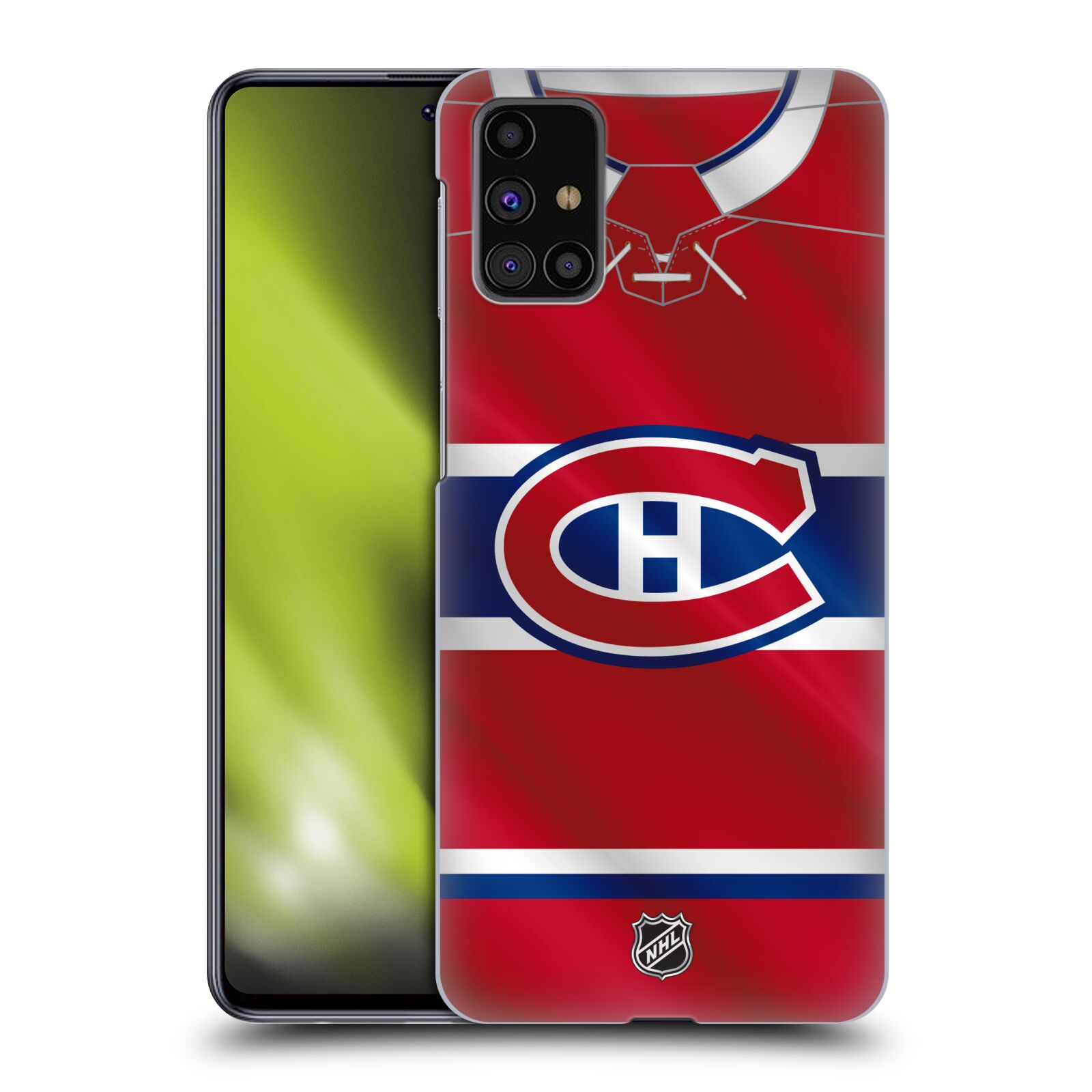 Pouzdro na mobil Samsung Galaxy M31s - HEAD CASE - Hokej NHL - Montreal Canadiens - Dres
