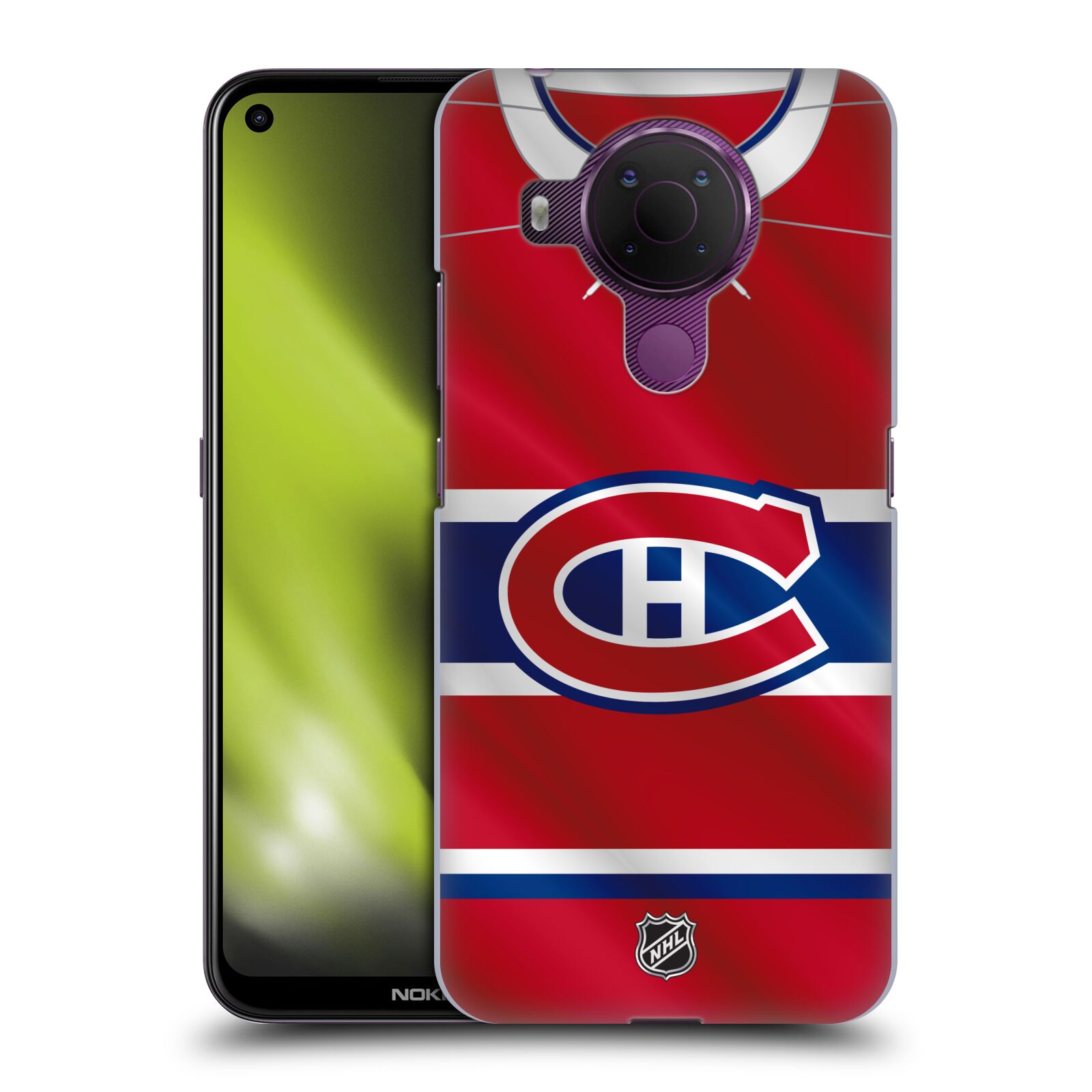 Pouzdro na mobil Nokia 5.4 - HEAD CASE - Hokej NHL - Montreal Canadiens - Dres