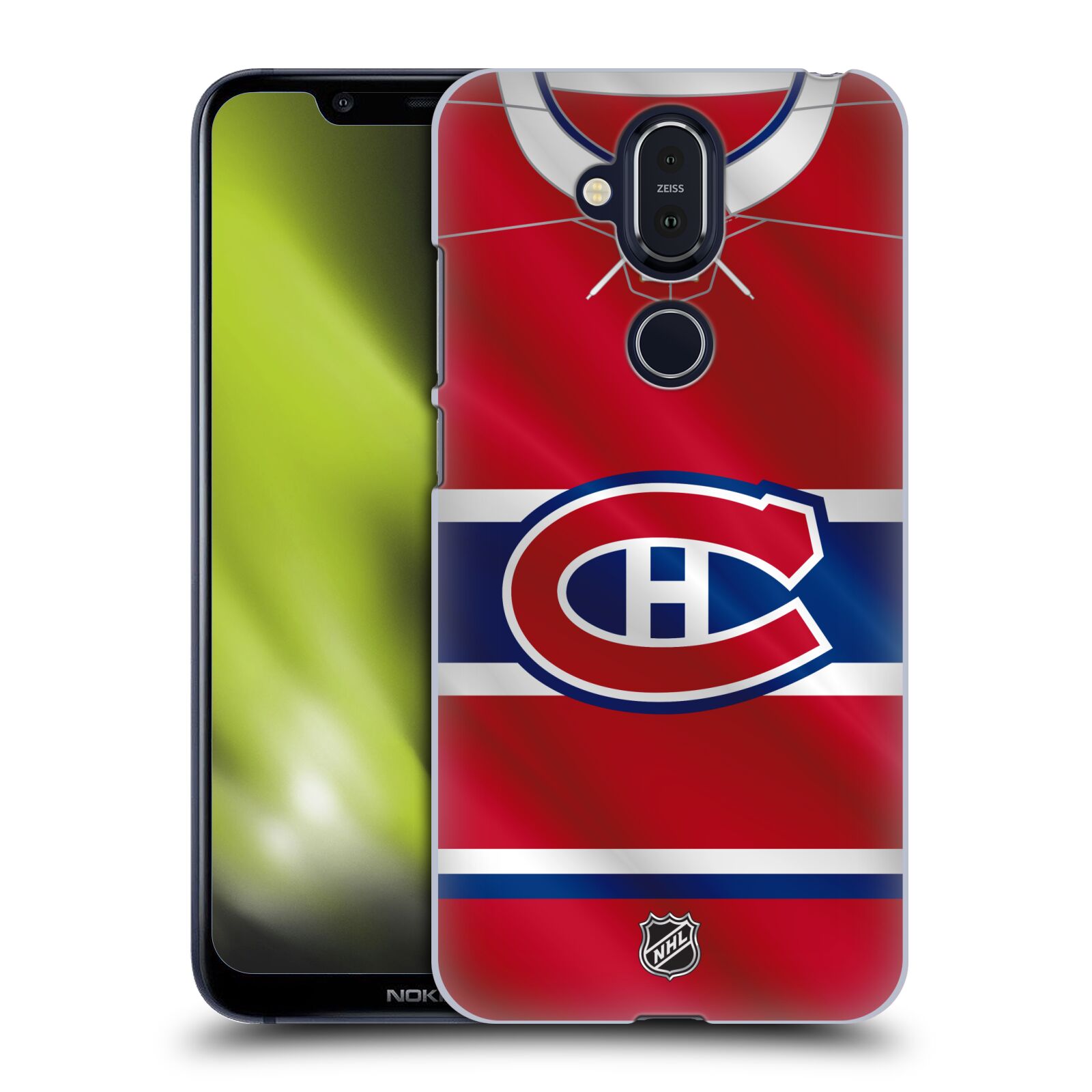 Pouzdro na mobil NOKIA 8.1 - HEAD CASE - Hokej NHL - Montreal Canadiens - Dres