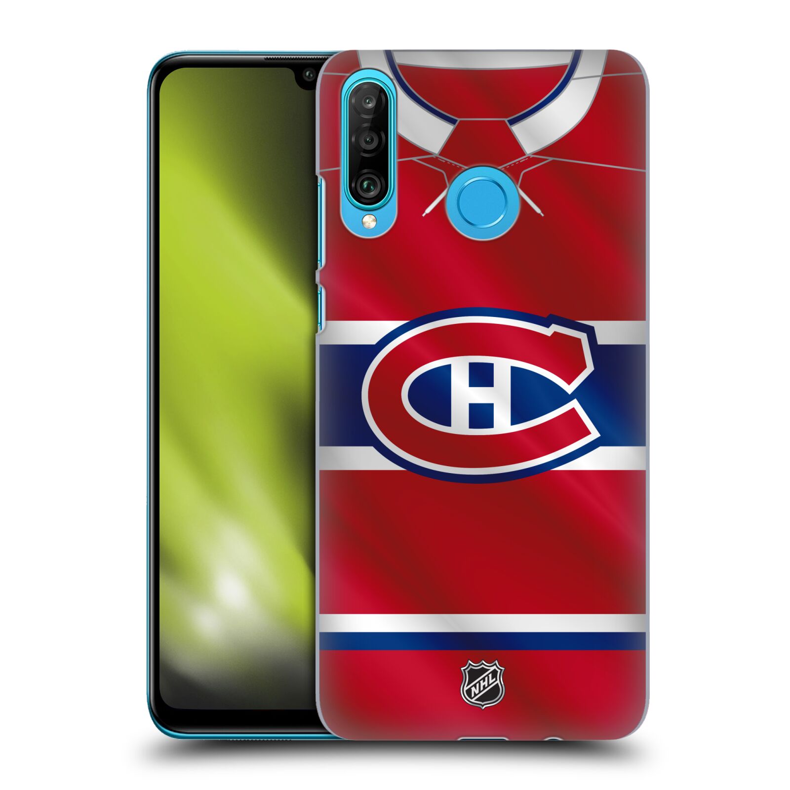Pouzdro na mobil Huawei P30 LITE - HEAD CASE - Hokej NHL - Montreal Canadiens - Dres