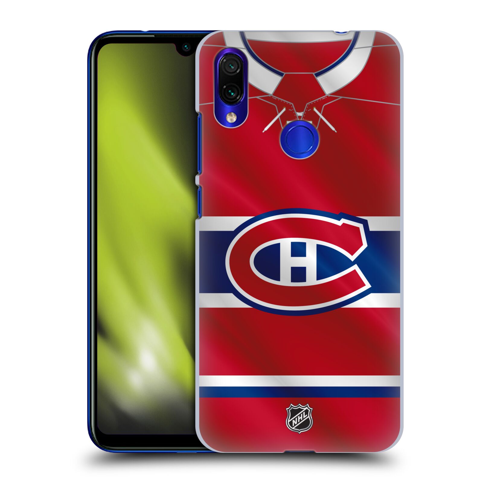 Pouzdro na mobil Xiaomi Redmi Note 7 - HEAD CASE - Hokej NHL - Montreal Canadiens - Dres