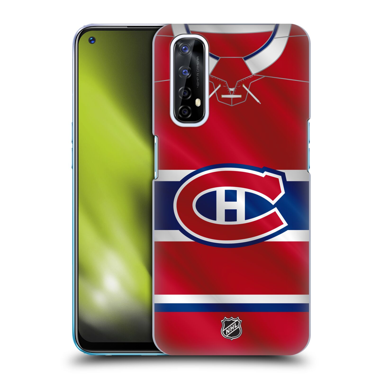 Pouzdro na mobil Realme 7 - HEAD CASE - Hokej NHL - Montreal Canadiens - Dres