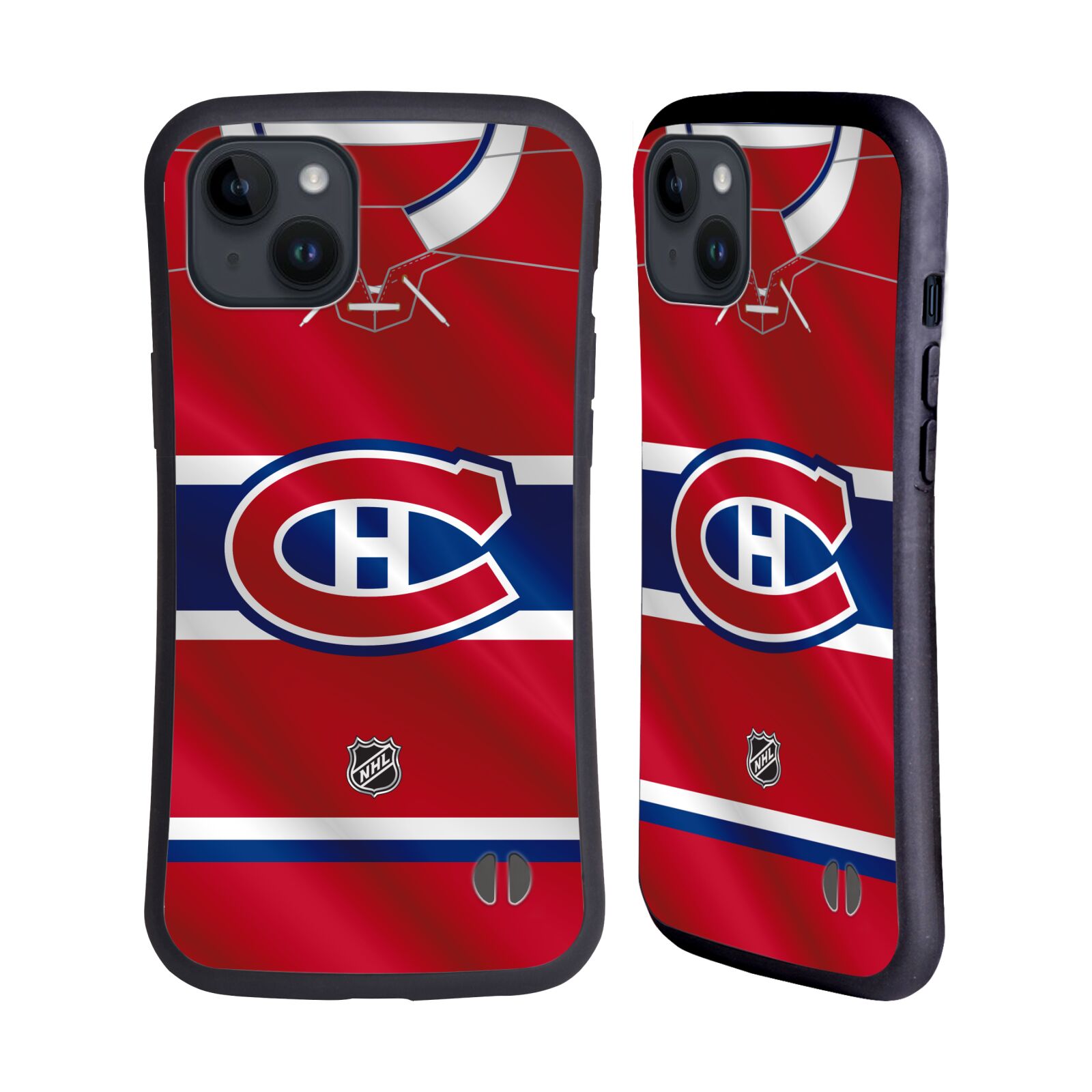 Obal na mobil Apple iPhone 15 PLUS - HEAD CASE - NHL - Montreal Canadiens - znak dres
