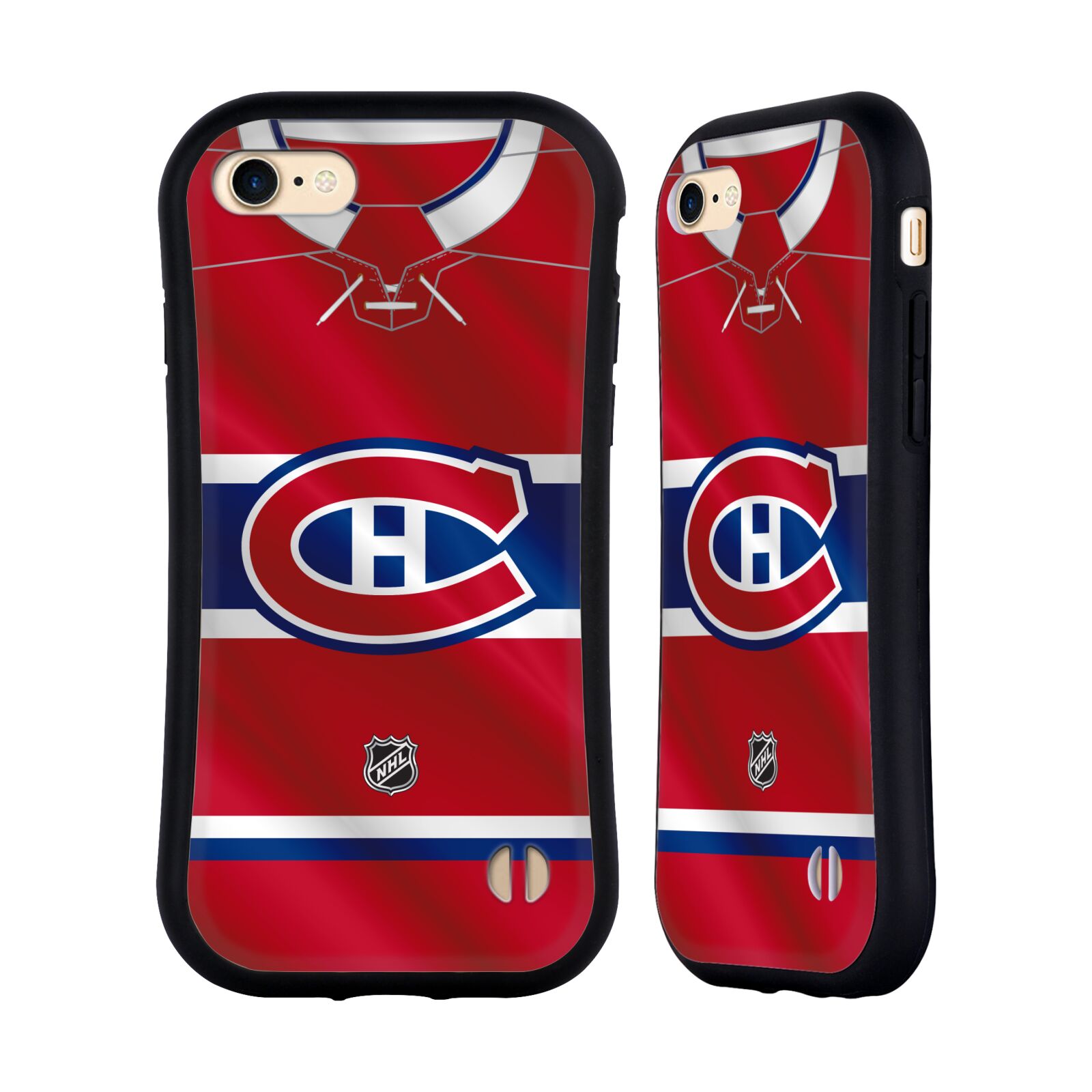 Obal na mobil Apple iPhone 7/8, SE 2020 - HEAD CASE - NHL - Montreal Canadiens - znak dres