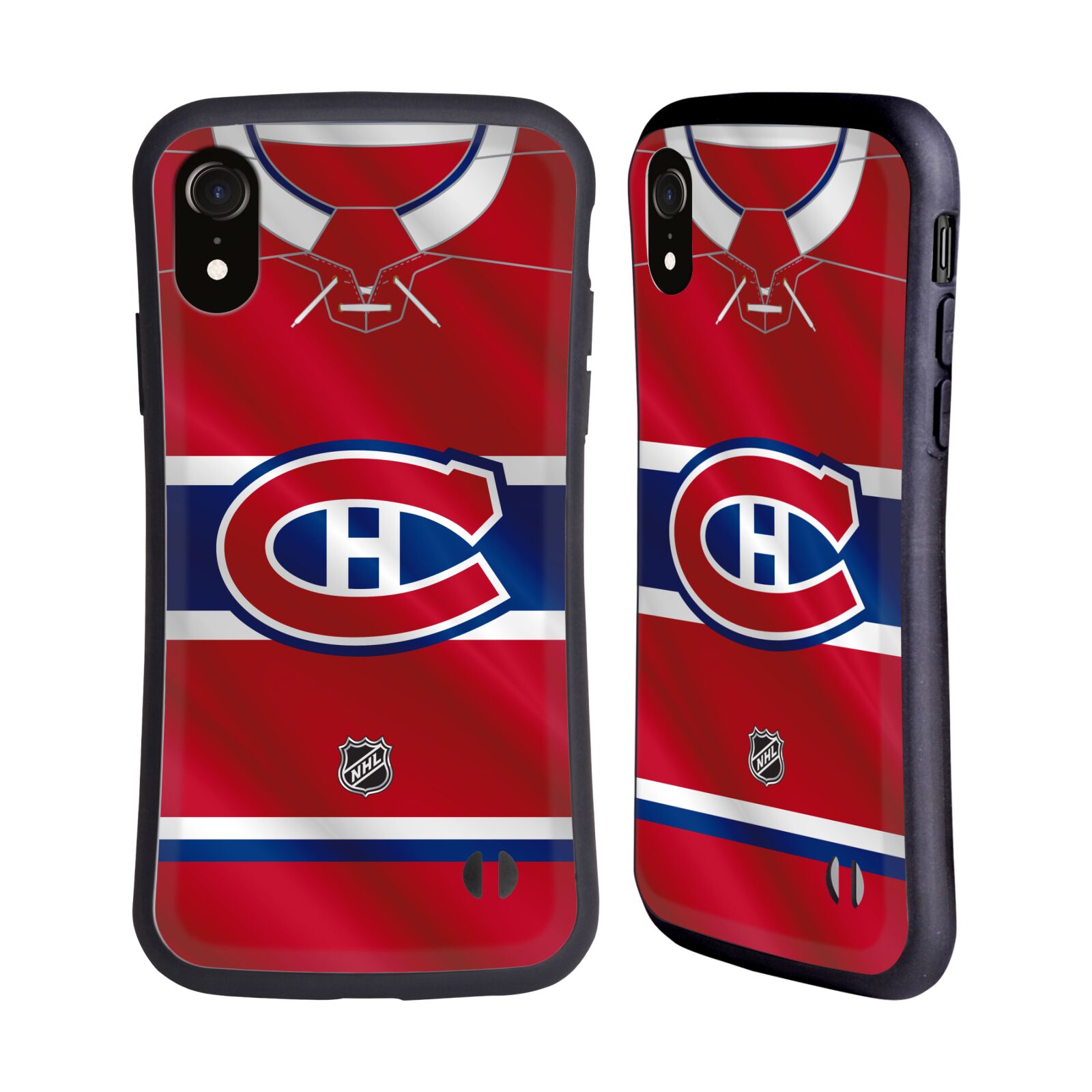 Obal na mobil Apple iPhone XR - HEAD CASE - NHL - Montreal Canadiens - znak dres
