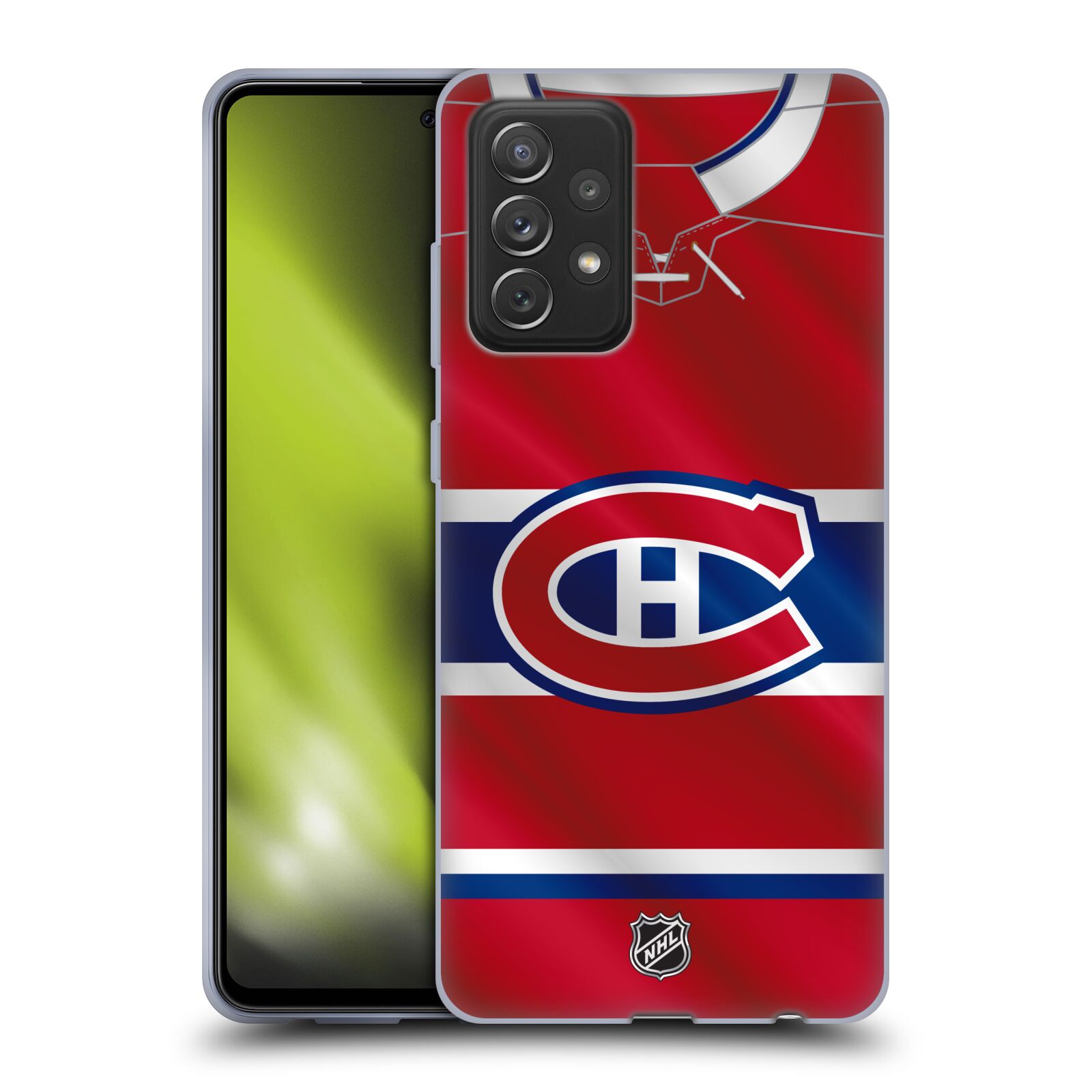 Pouzdro na mobil Samsung Galaxy A72 / A72 5G - HEAD CASE - Hokej NHL - Montreal Canadiens - Dres