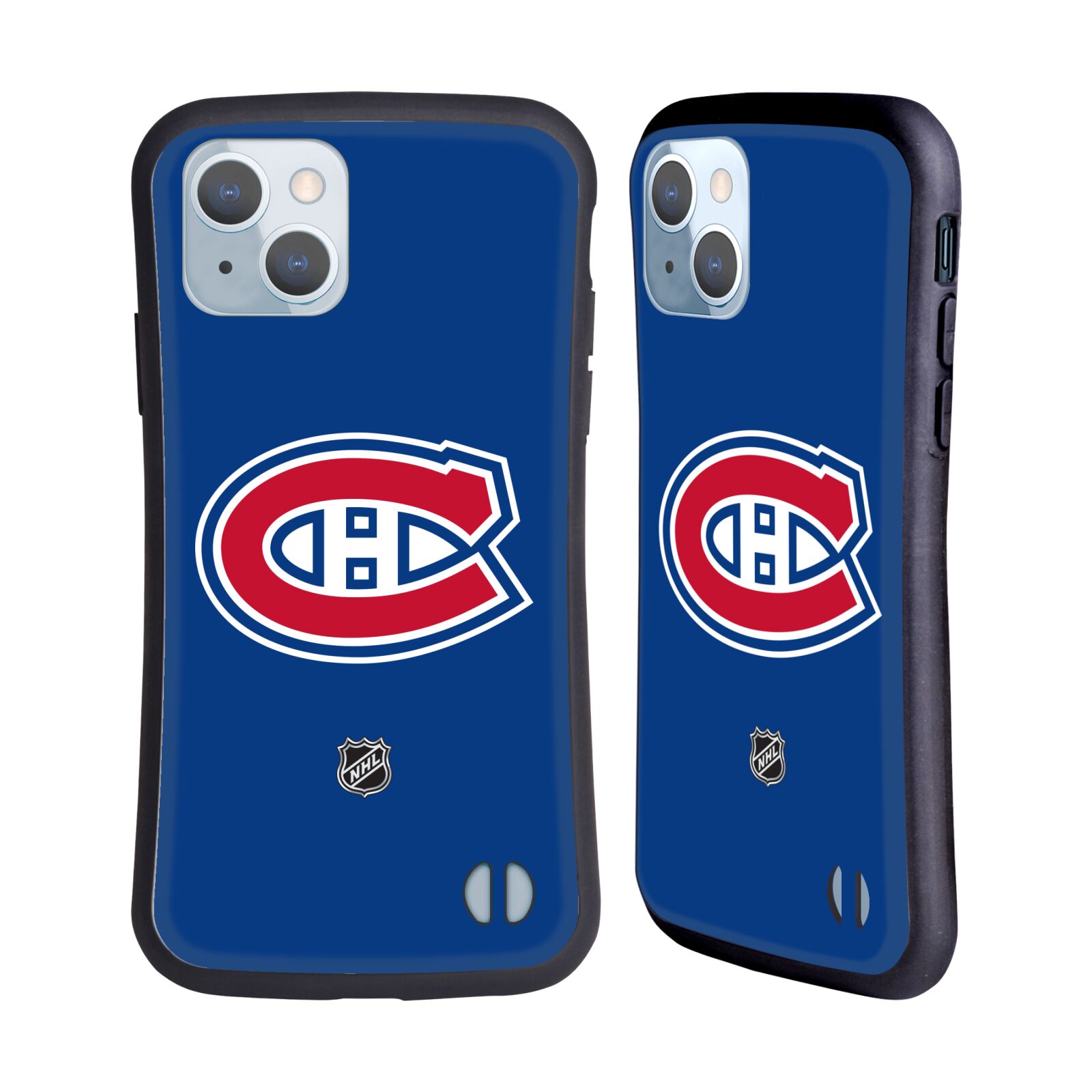 Obal na mobil Apple iPhone 14 - HEAD CASE - NHL - Montreal Canadiens - znak modré pozadí
