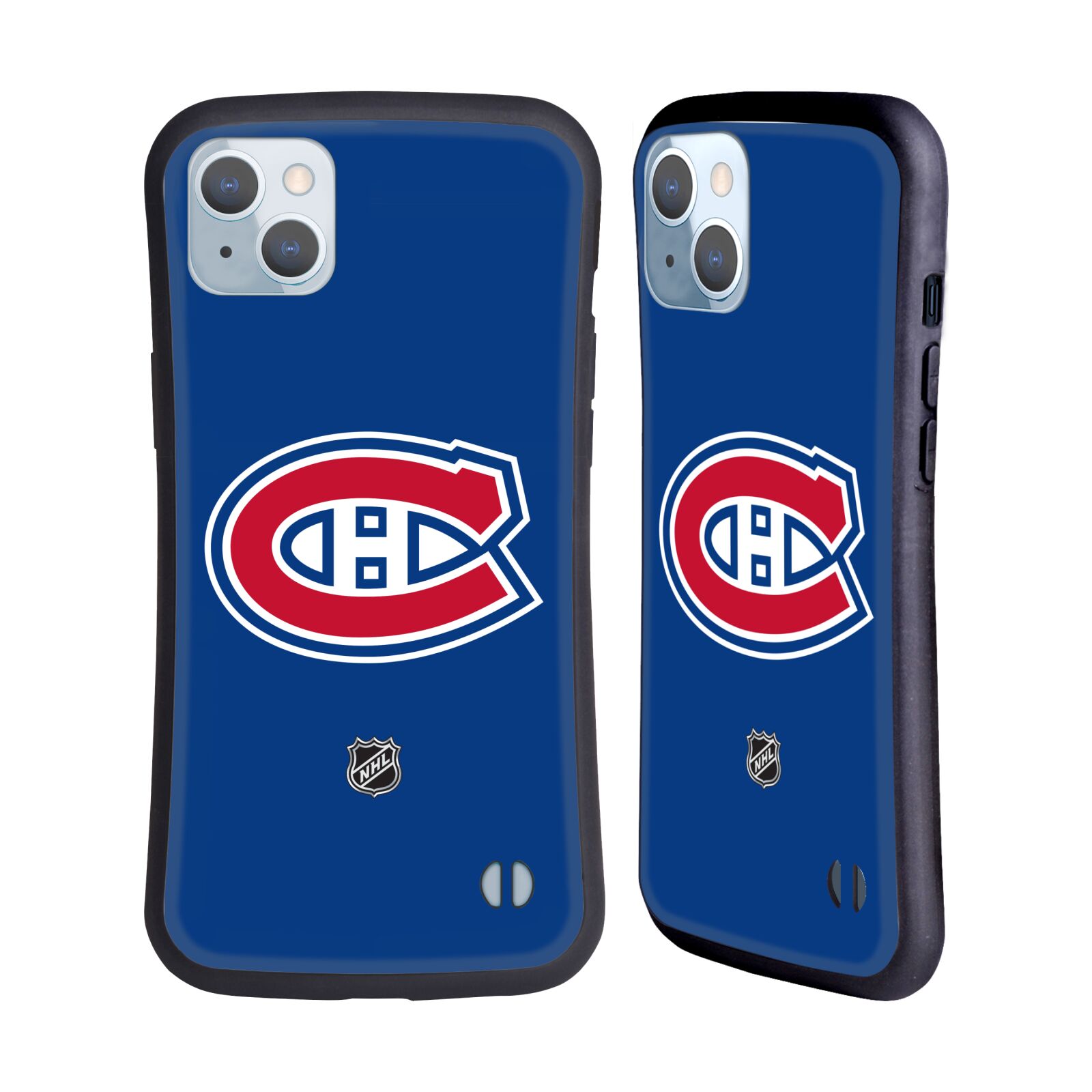 Obal na mobil Apple iPhone 14 PLUS - HEAD CASE - NHL - Montreal Canadiens - znak modré pozadí