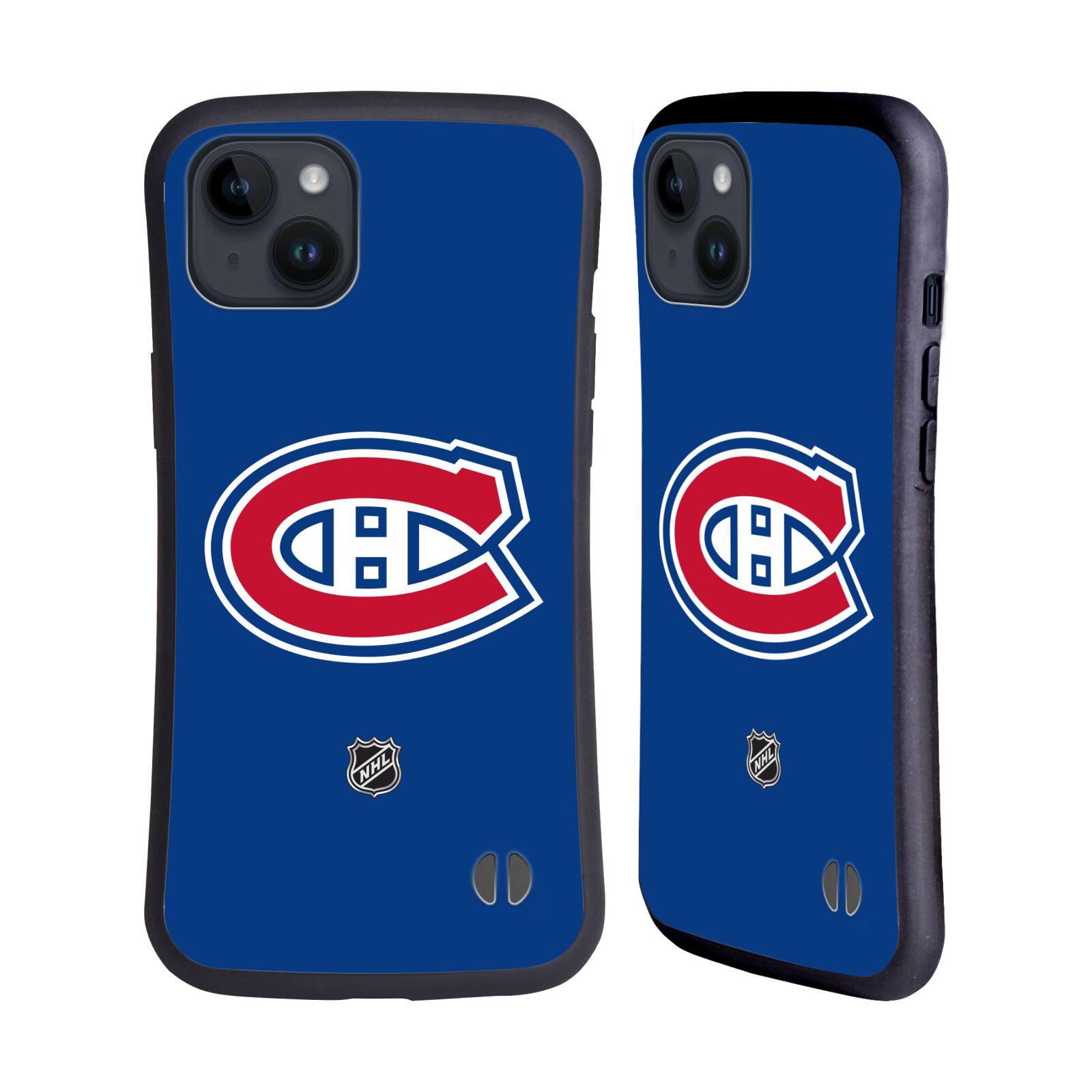 Obal na mobil Apple iPhone 15 PLUS - HEAD CASE - NHL - Montreal Canadiens - znak modré pozadí