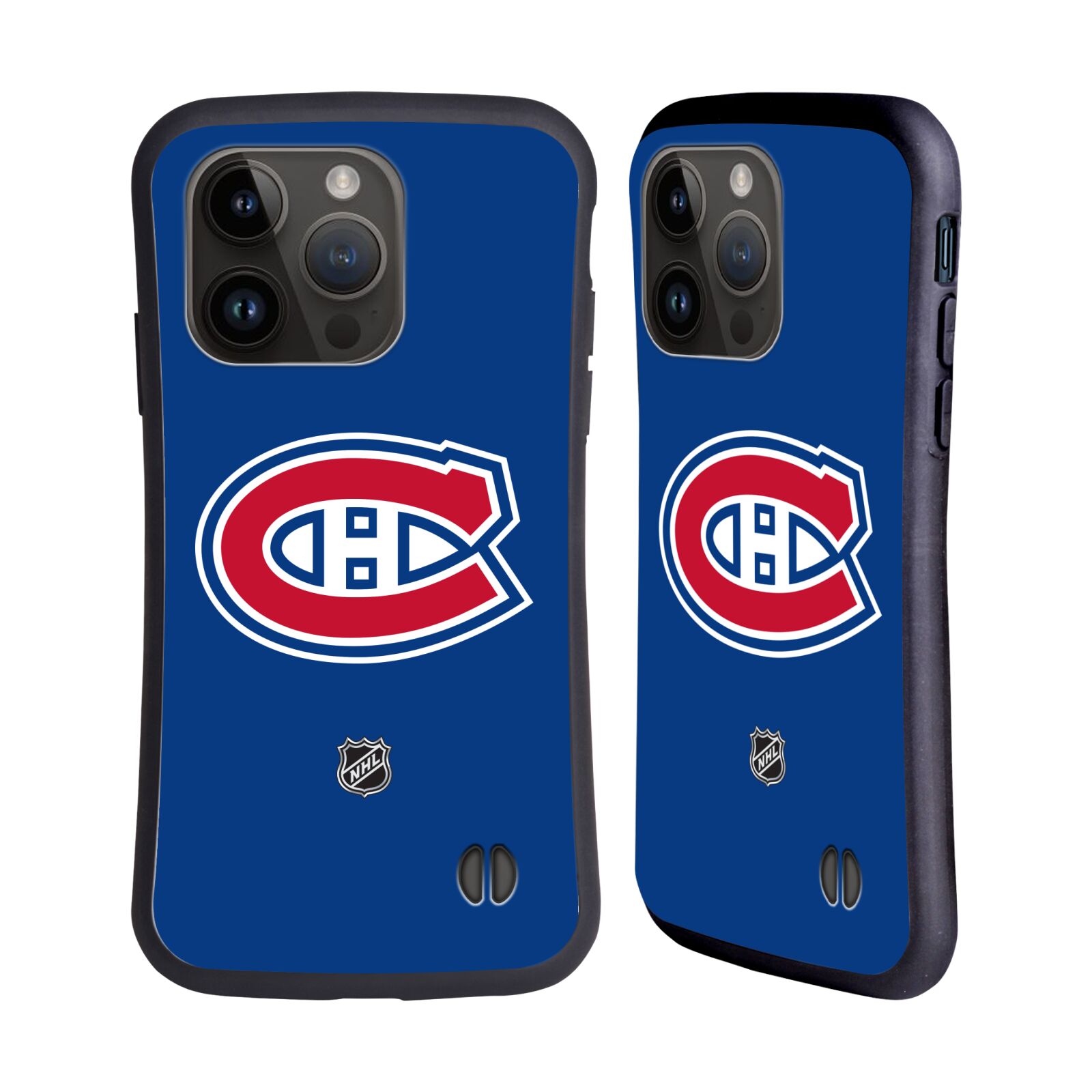 Obal na mobil Apple iPhone 15 PRO - HEAD CASE - NHL - Montreal Canadiens - znak modré pozadí
