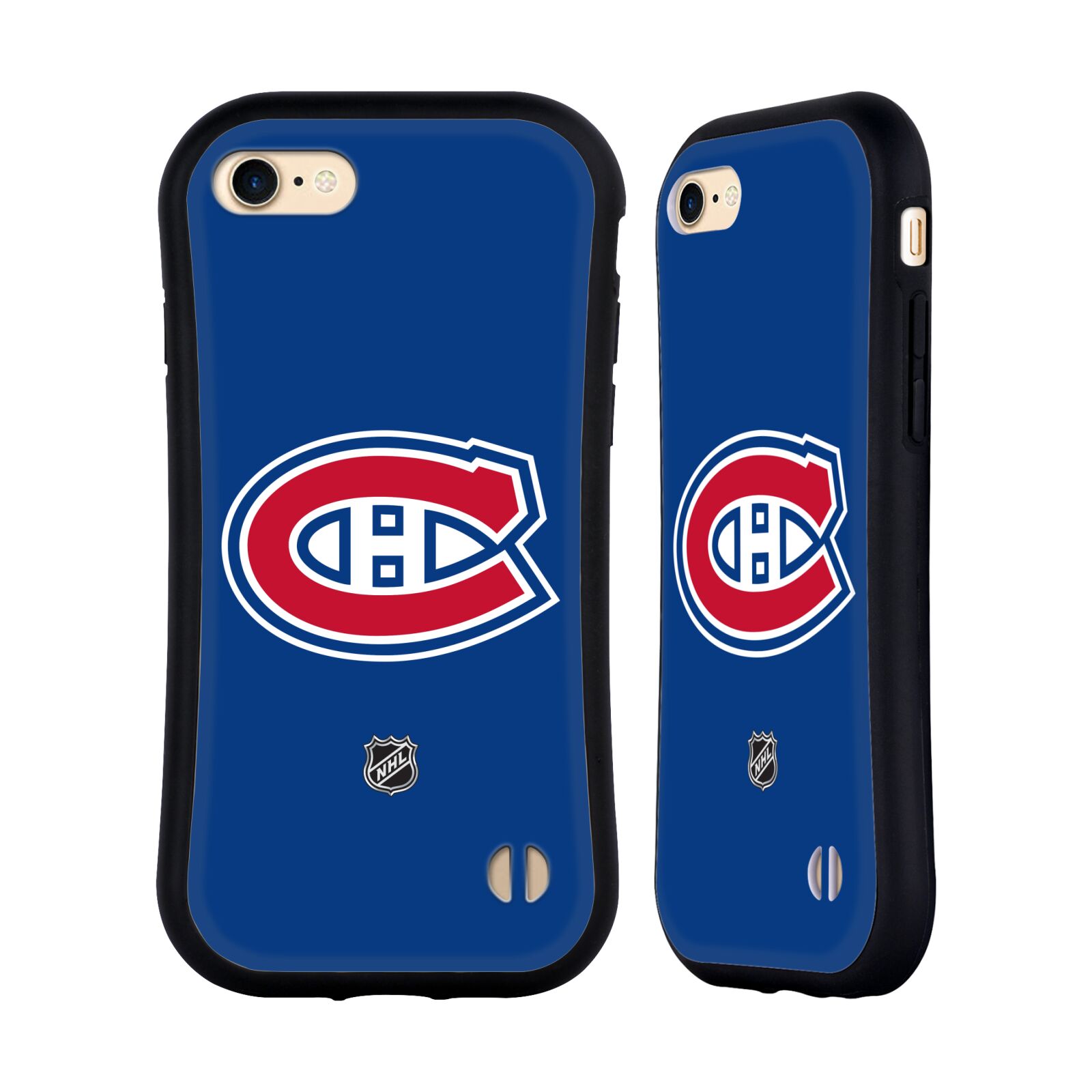 Obal na mobil Apple iPhone 7/8, SE 2020 - HEAD CASE - NHL - Montreal Canadiens - znak modré pozadí