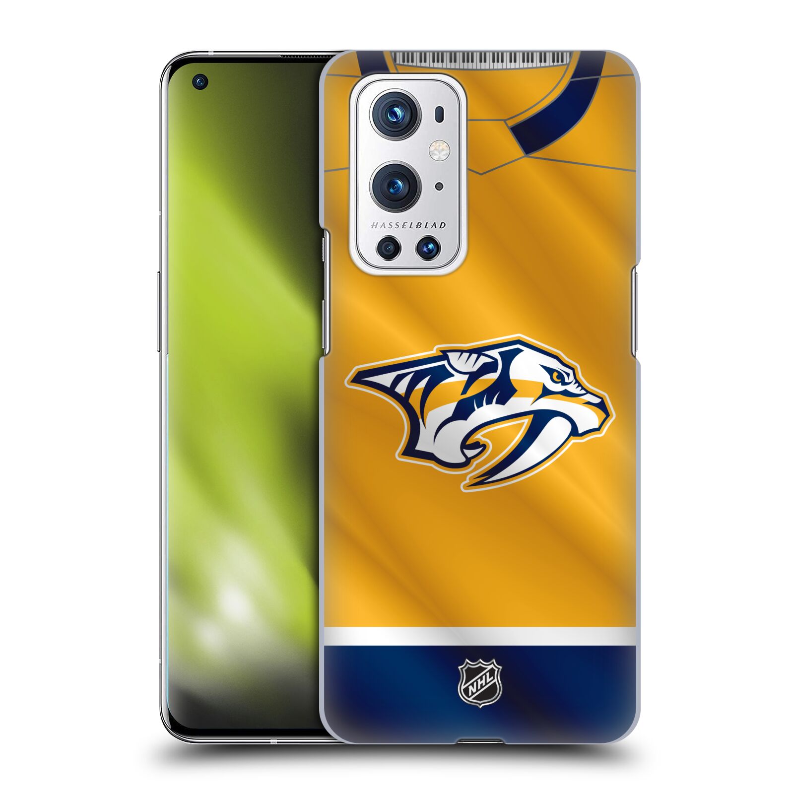 Pouzdro na mobil OnePlus 9 PRO - HEAD CASE - Hokej NHL - Nashville Predators - Dres