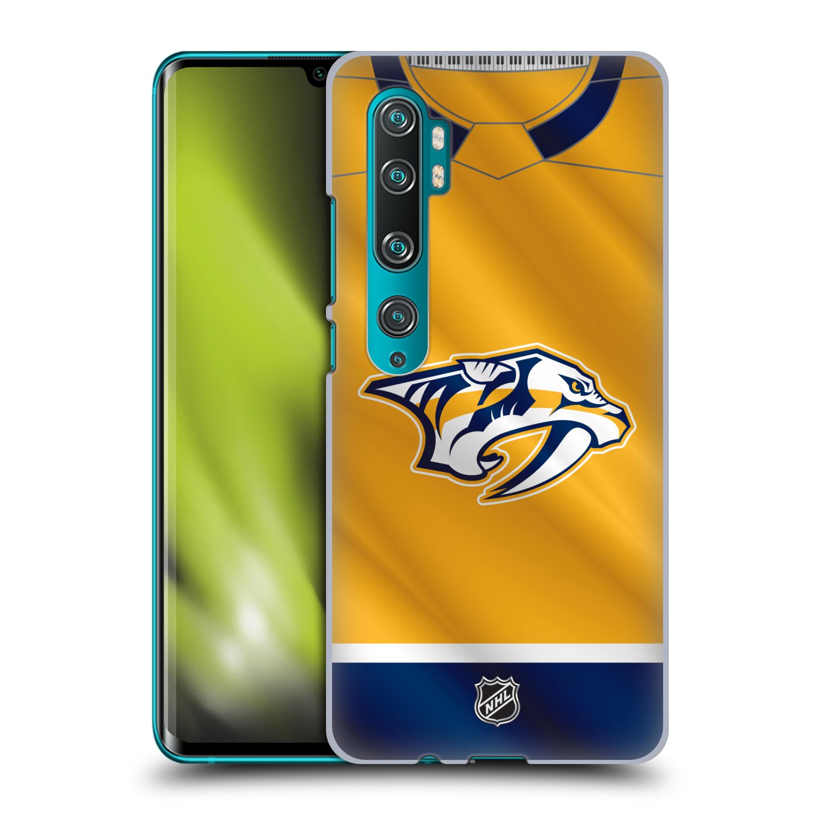 Pouzdro na mobil Xiaomi Mi Note 10 / Mi Note 10 Pro - HEAD CASE - Hokej NHL - Nashville Predators - Dres