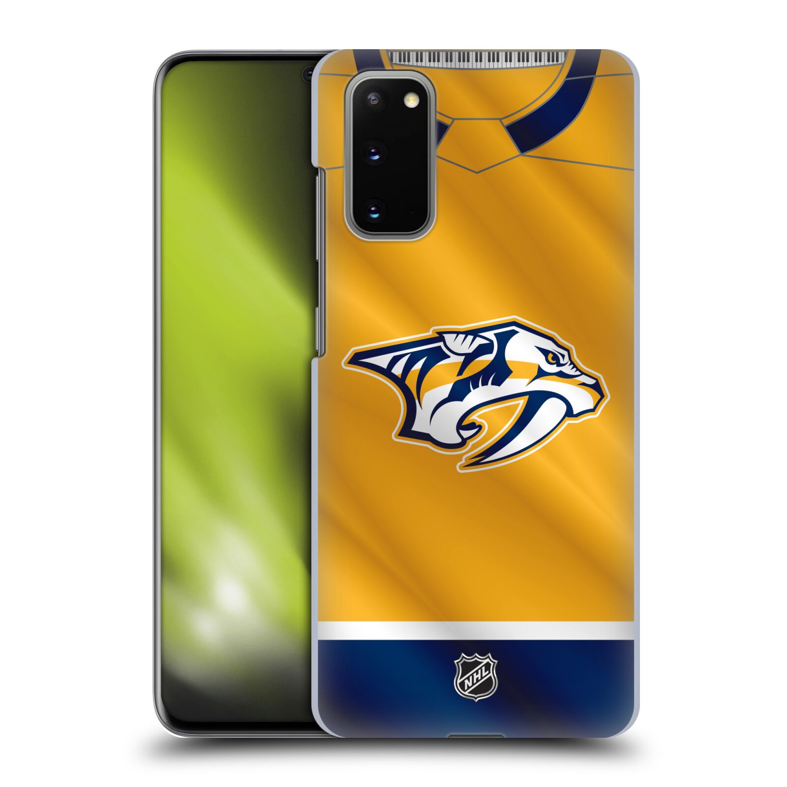 Pouzdro na mobil Samsung Galaxy S20 - HEAD CASE - Hokej NHL - Nashville Predators - Dres