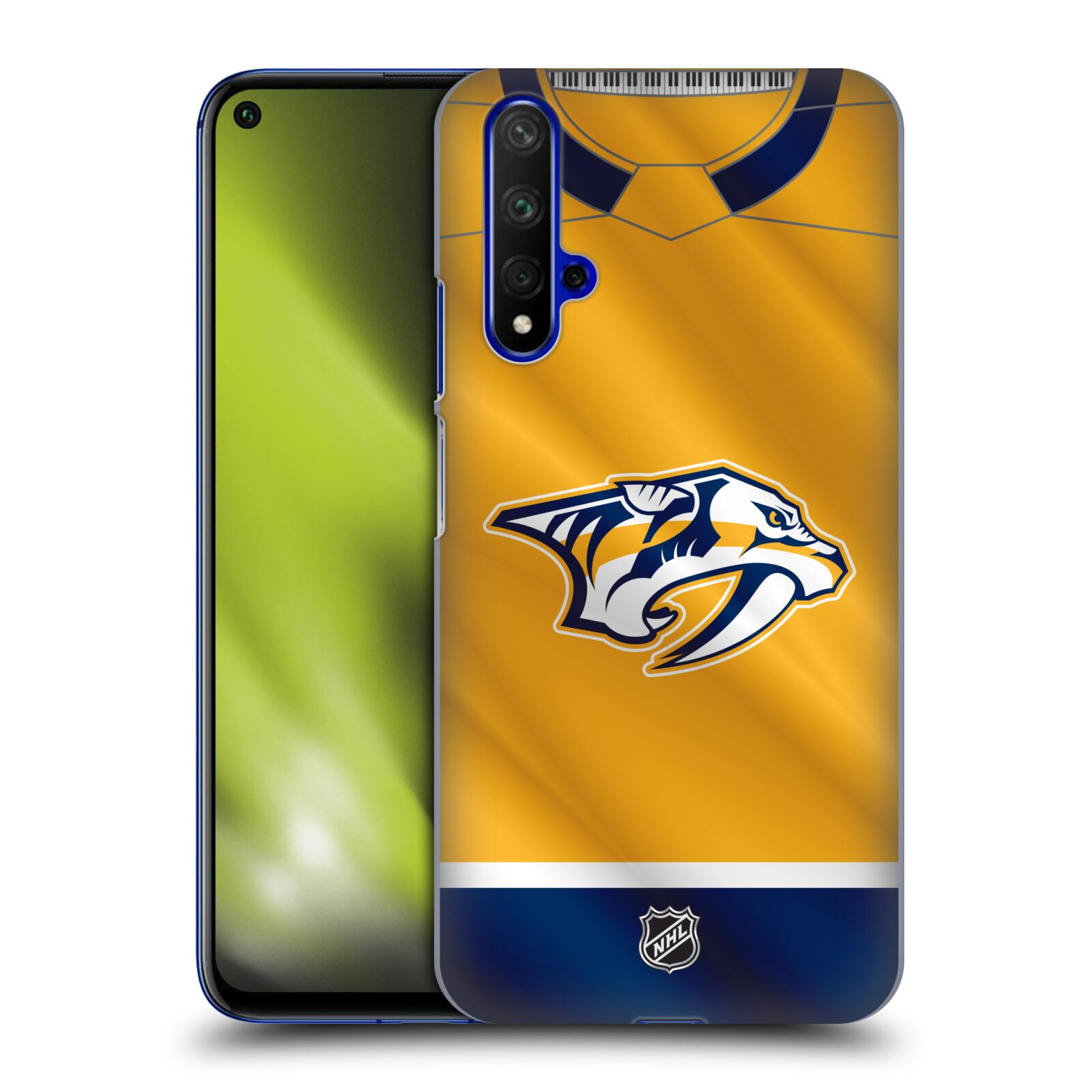 Pouzdro na mobil HONOR 20 - HEAD CASE - Hokej NHL - Nashville Predators - Dres