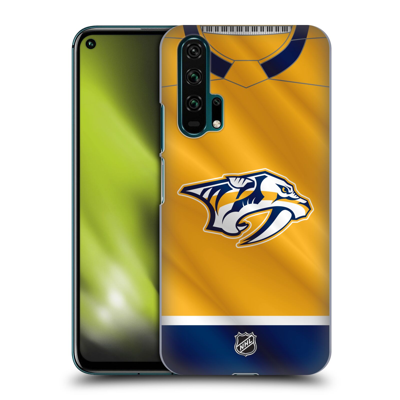Pouzdro na mobil HONOR 20 PRO - HEAD CASE - Hokej NHL - Nashville Predators - Dres