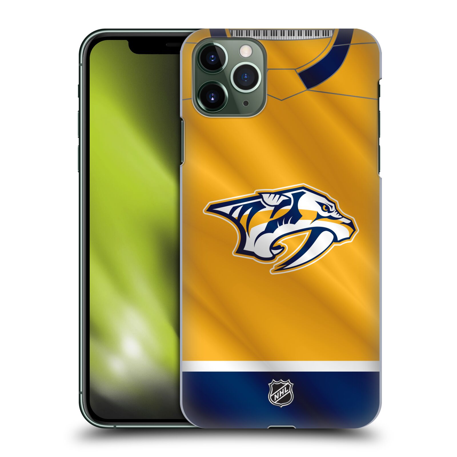 Pouzdro na mobil Apple Iphone 11 PRO MAX - HEAD CASE - Hokej NHL - Nashville Predators - Dres